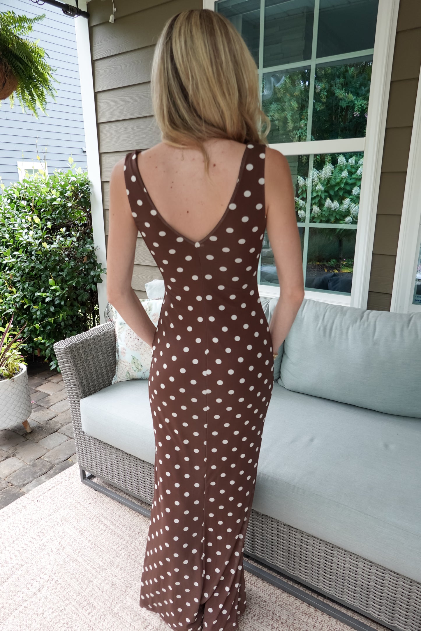 Grace Polka Dot Maxi Dress