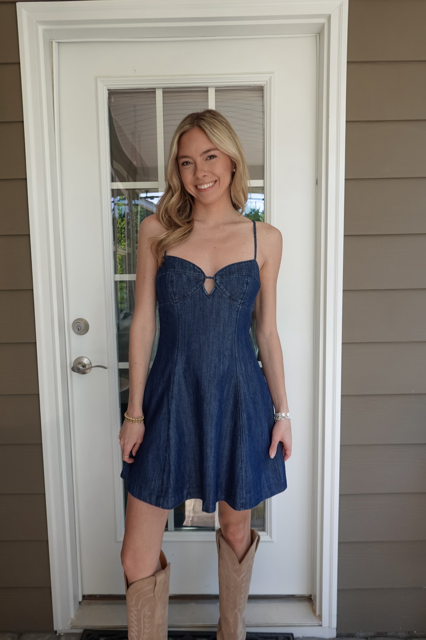 Emilia Denim Mini Dress