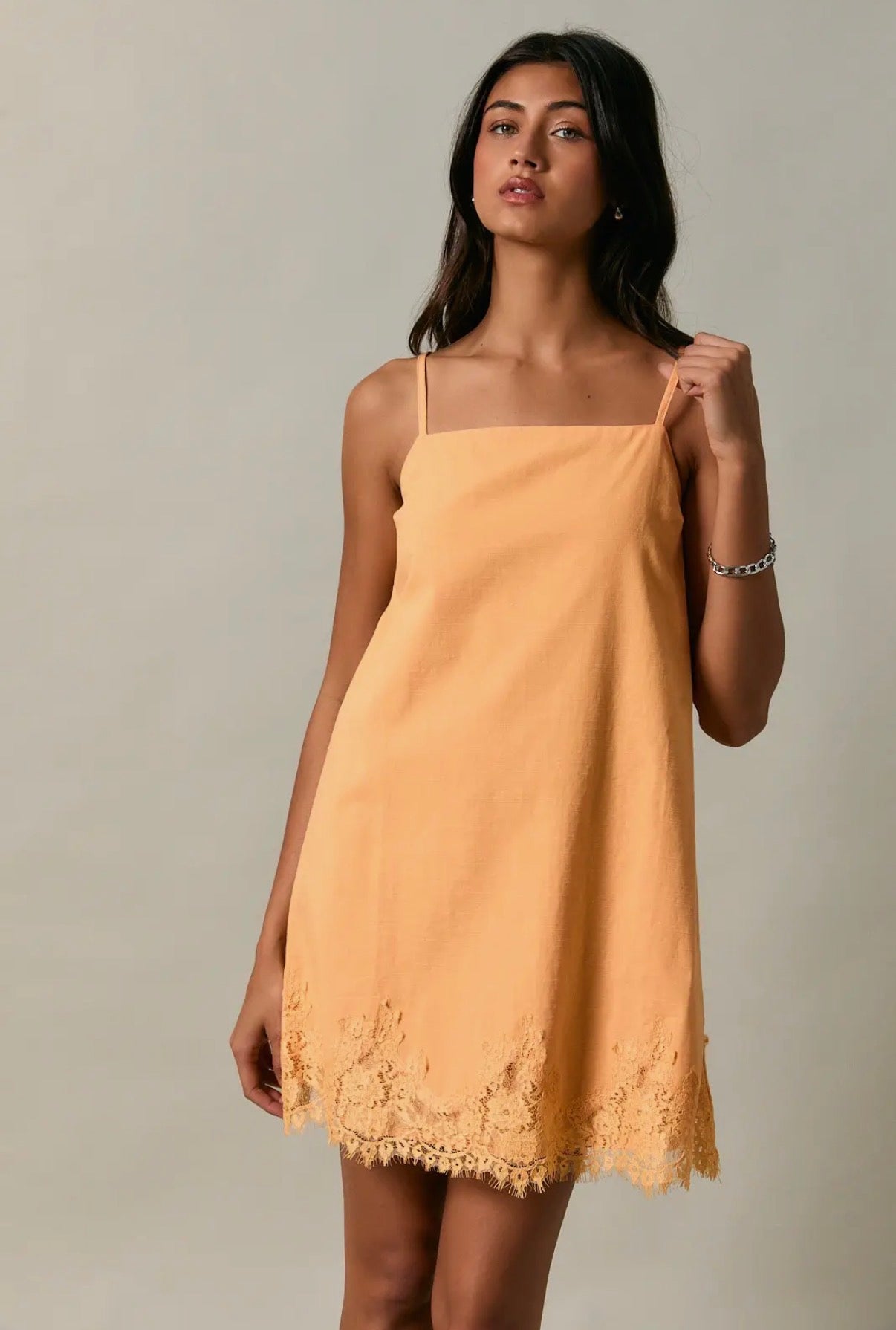 Lace Mini Shift Dress