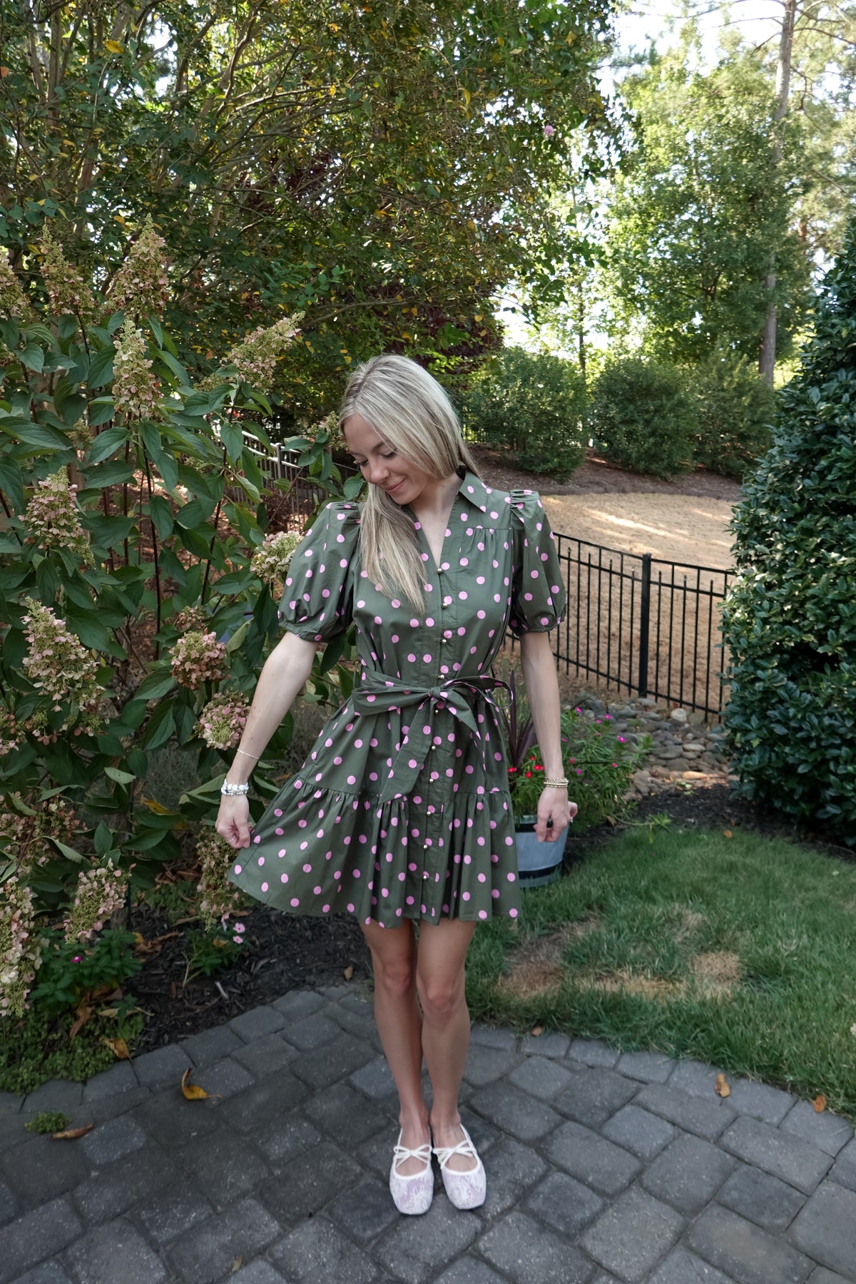 Carolina Polka Dot Mini Dress