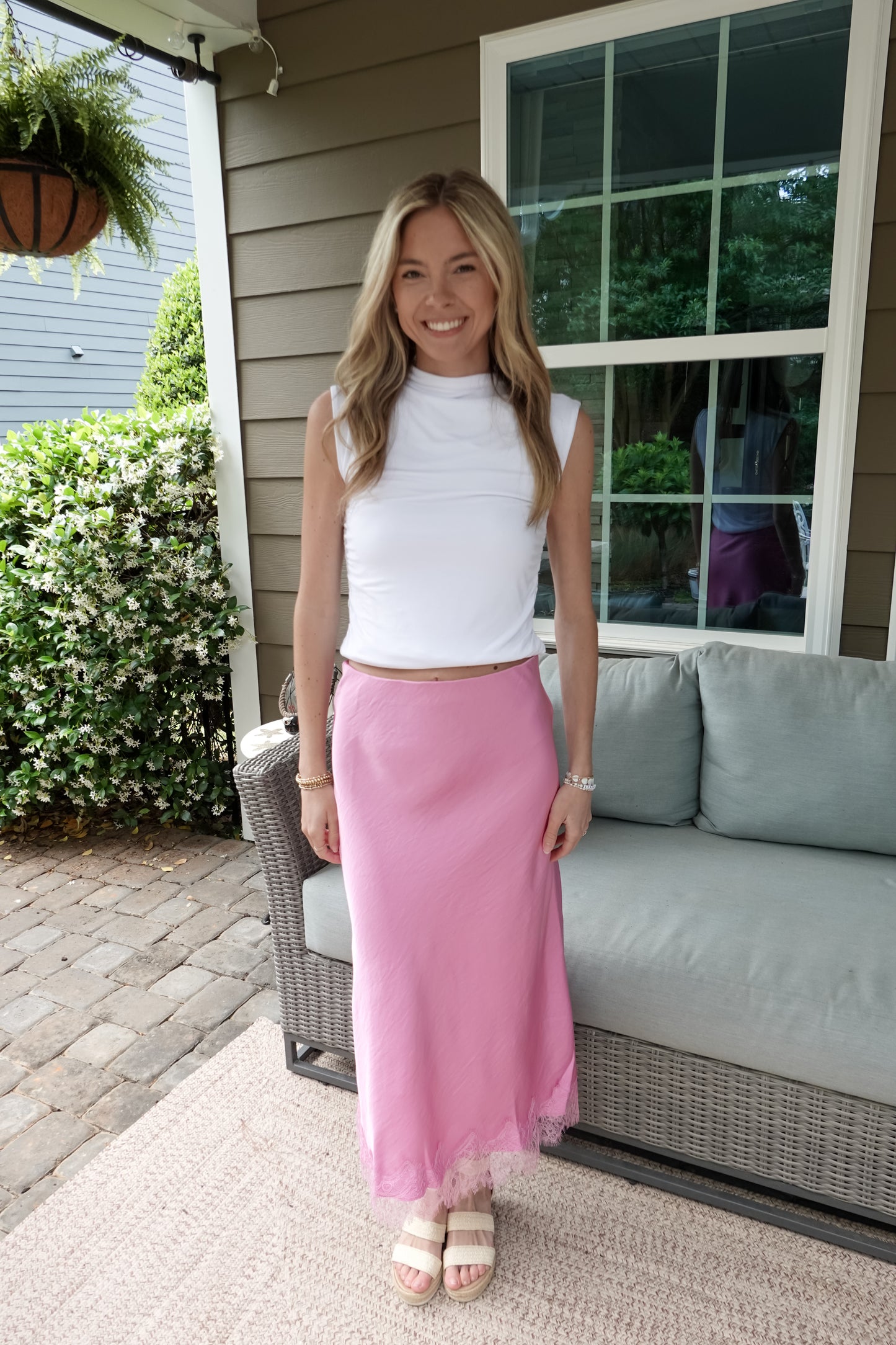 Layne Lace Midi Skirt