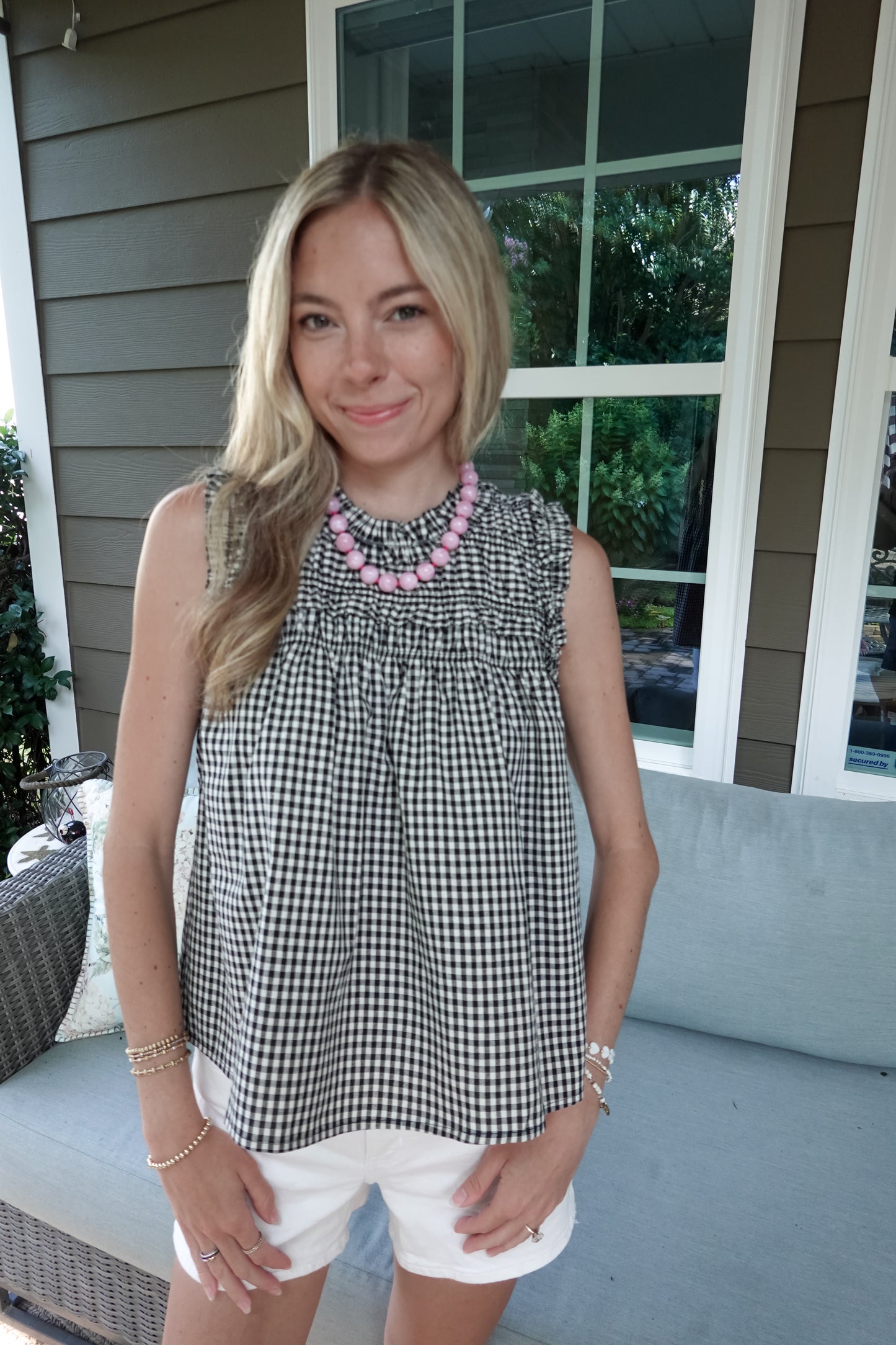 Gabby Gingham Top