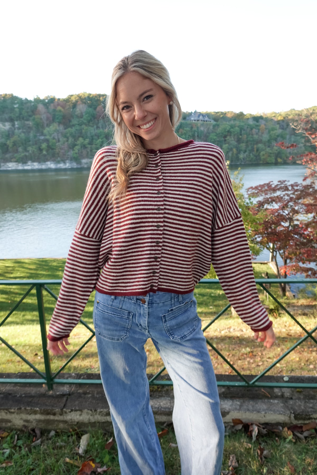 Demi Striped Cardigan