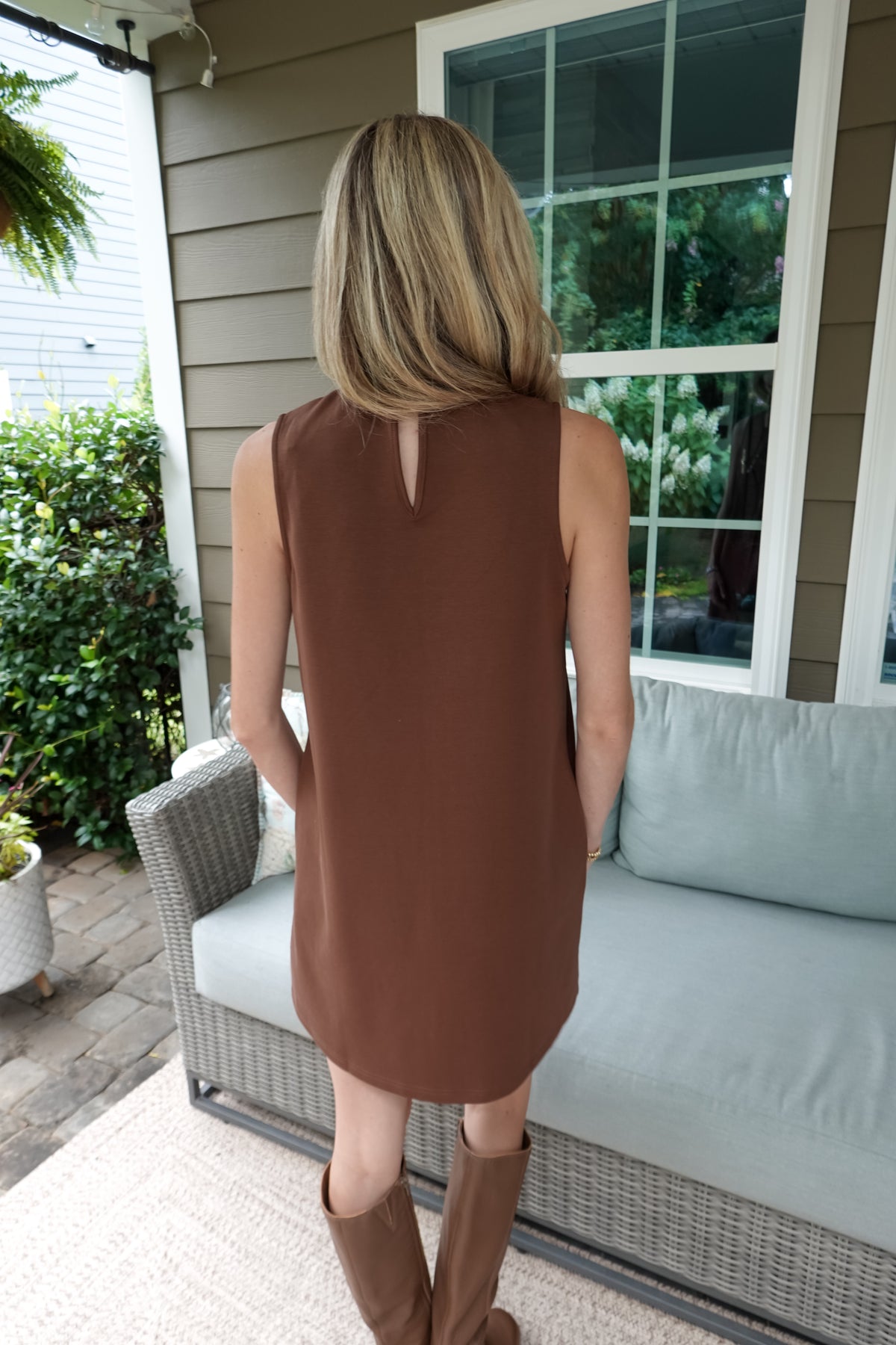 Moxie Scarf Mini Dress