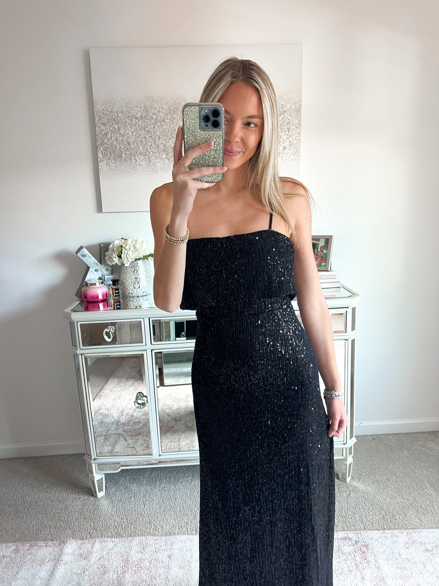 Sloane Sequin Maxi Dress