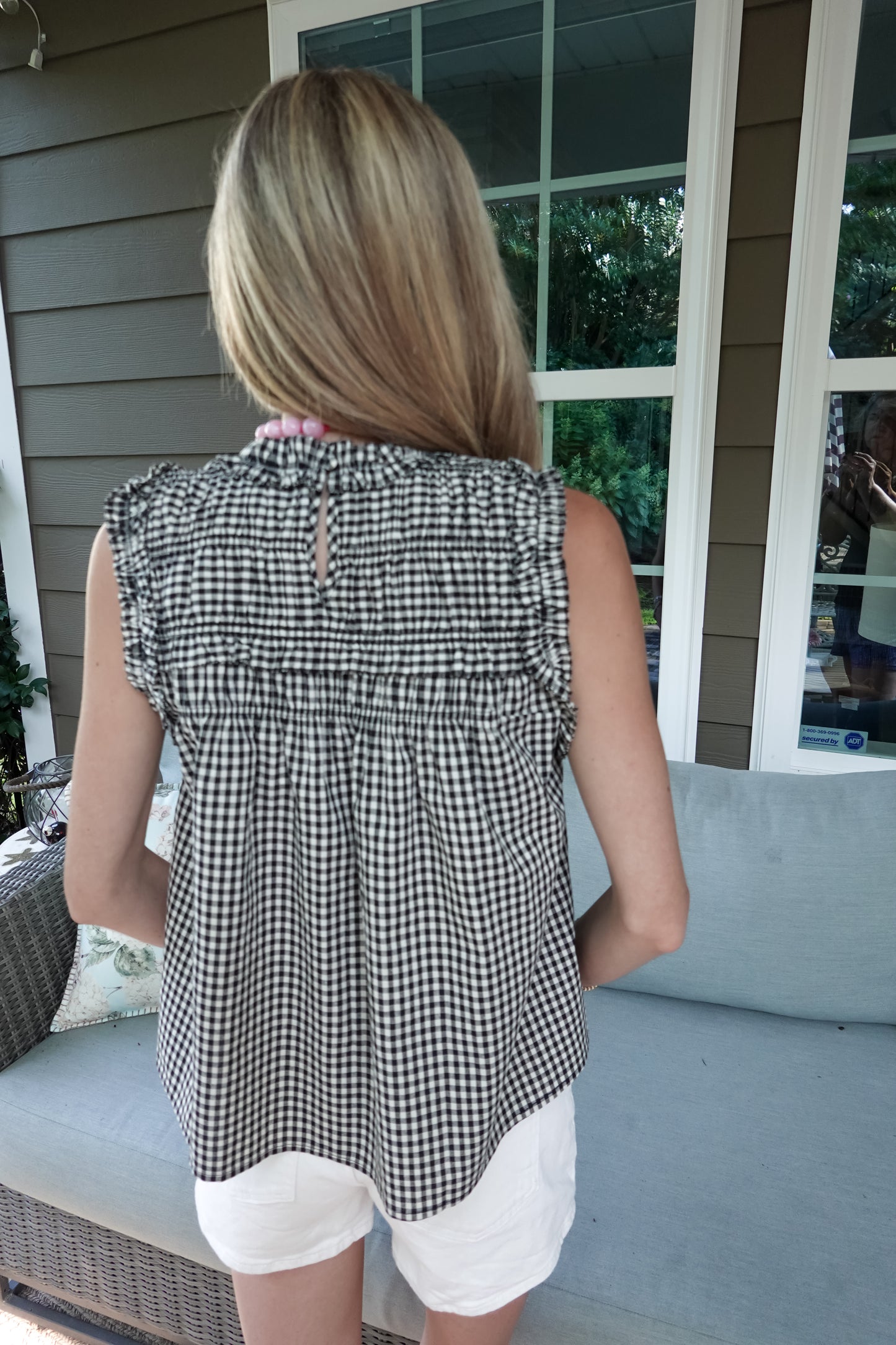 Gabby Gingham Top