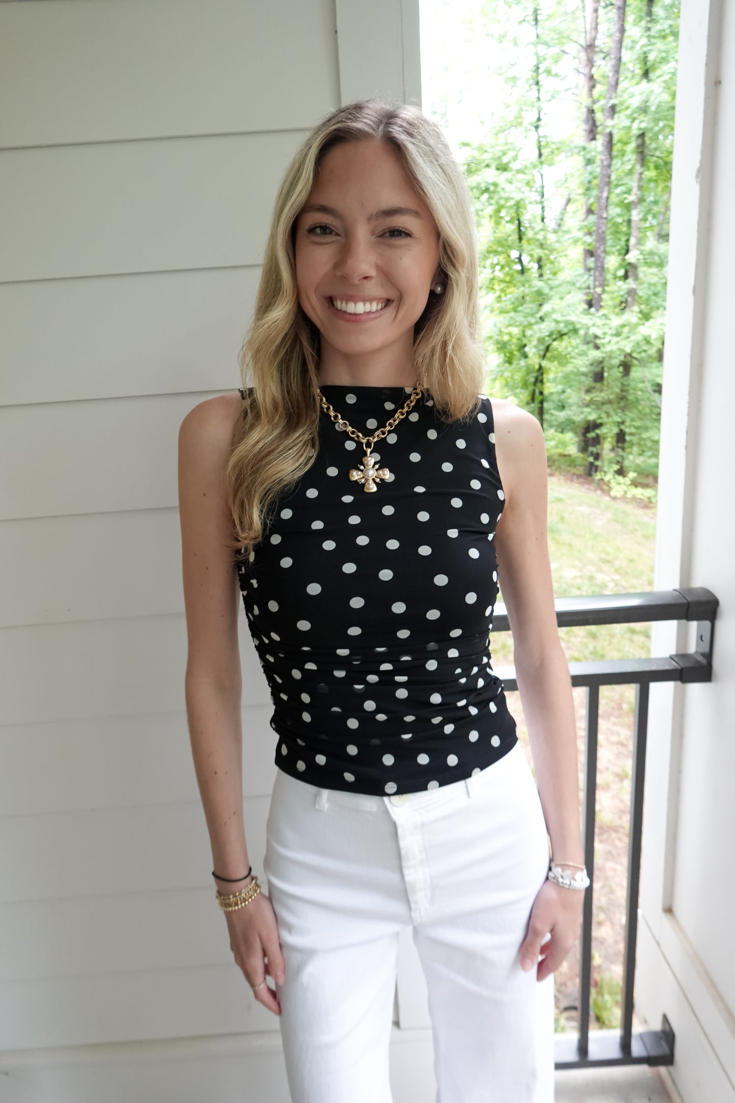 Gianna Polka Dot Tank