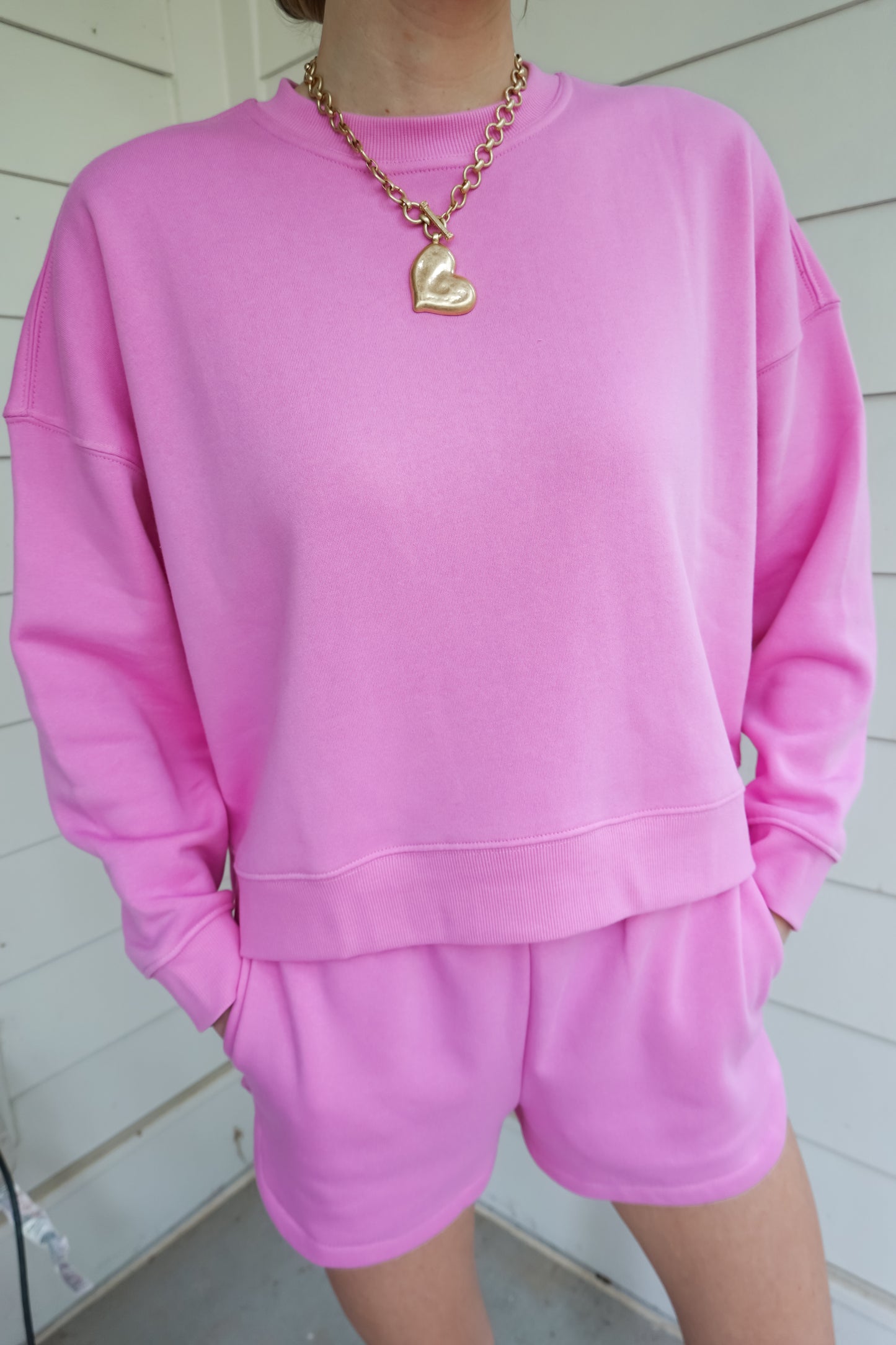 Carlie Short Sweat Set