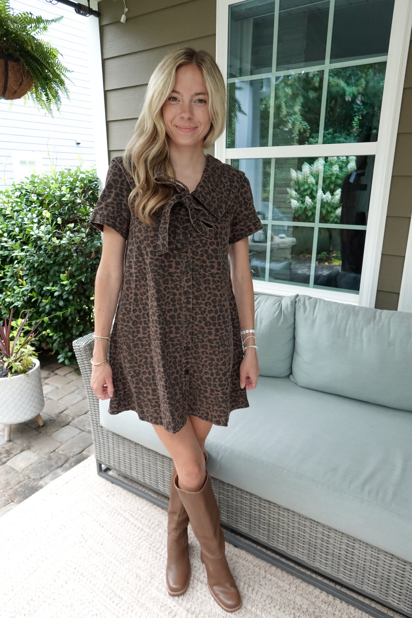 Logan Leopard Mini Dress