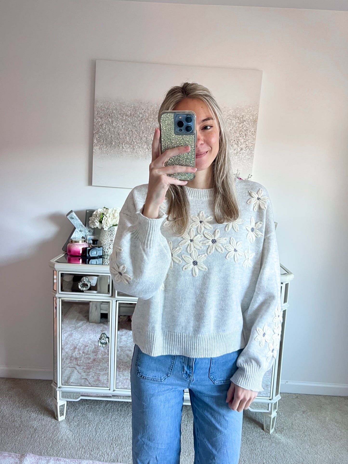 Millie Floral Sweater
