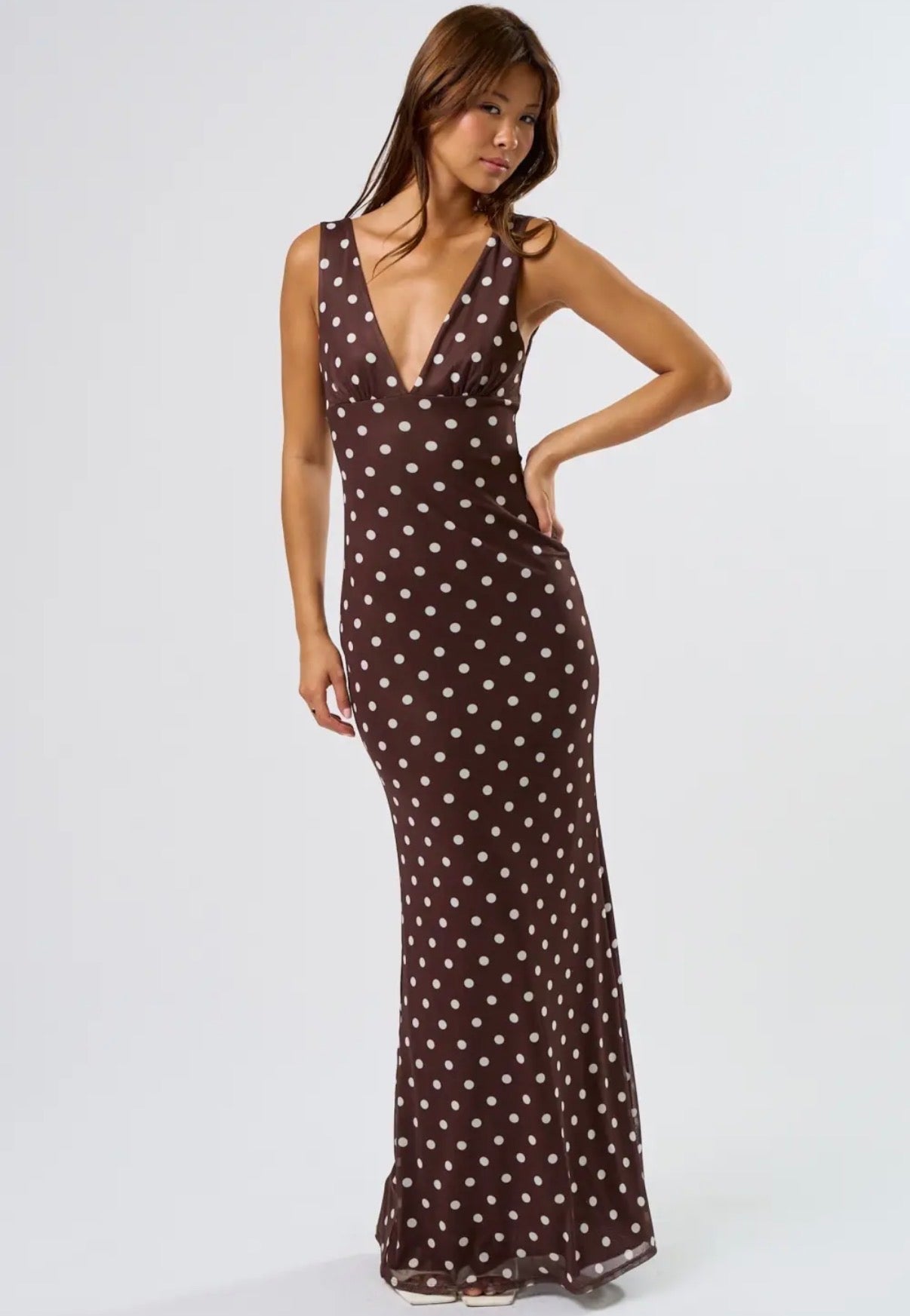 Grace Polka Dot Maxi Dress