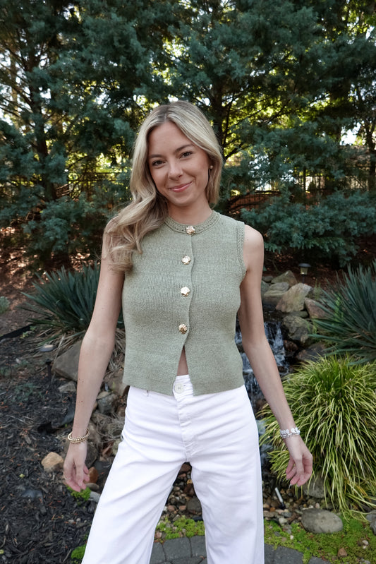 Marina Seashell Knit Vest