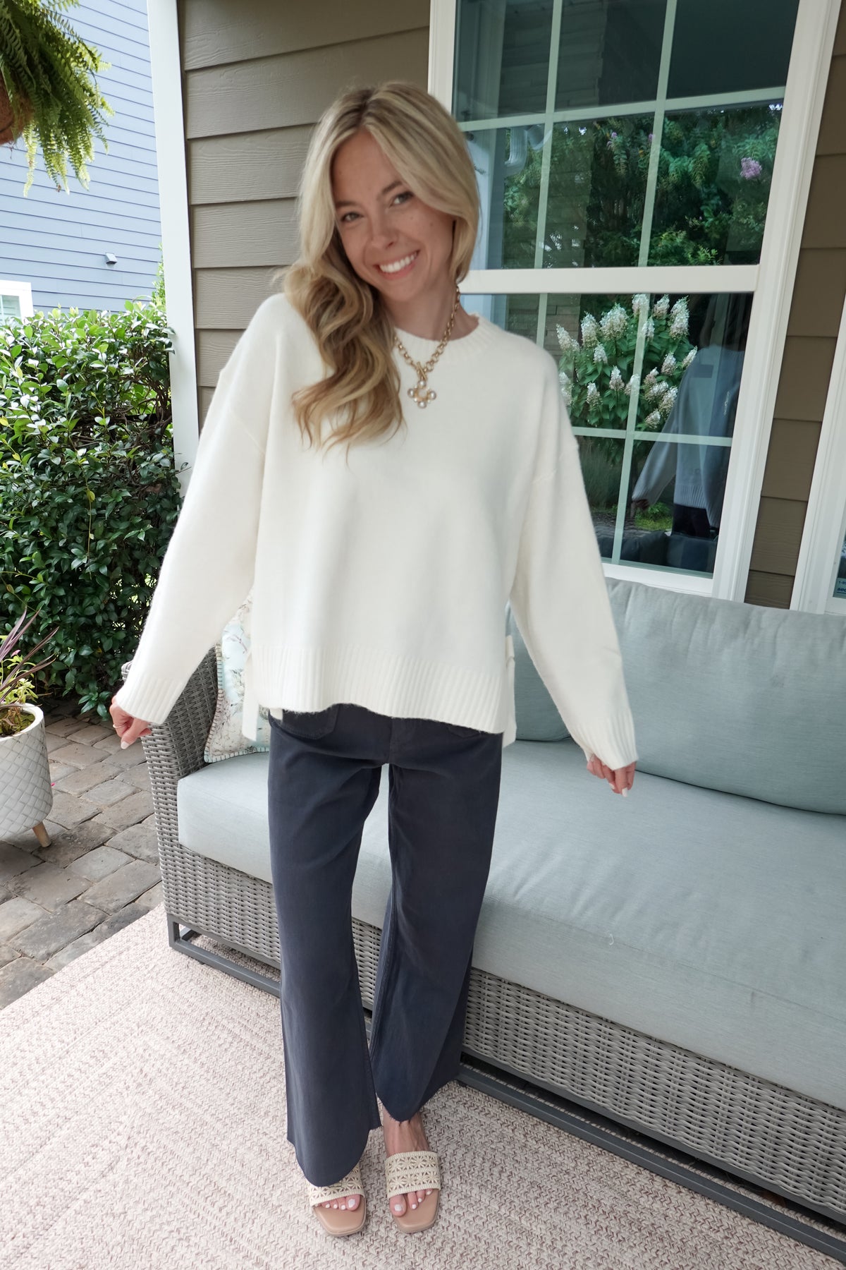 Zoe Straight Wide Leg Pants