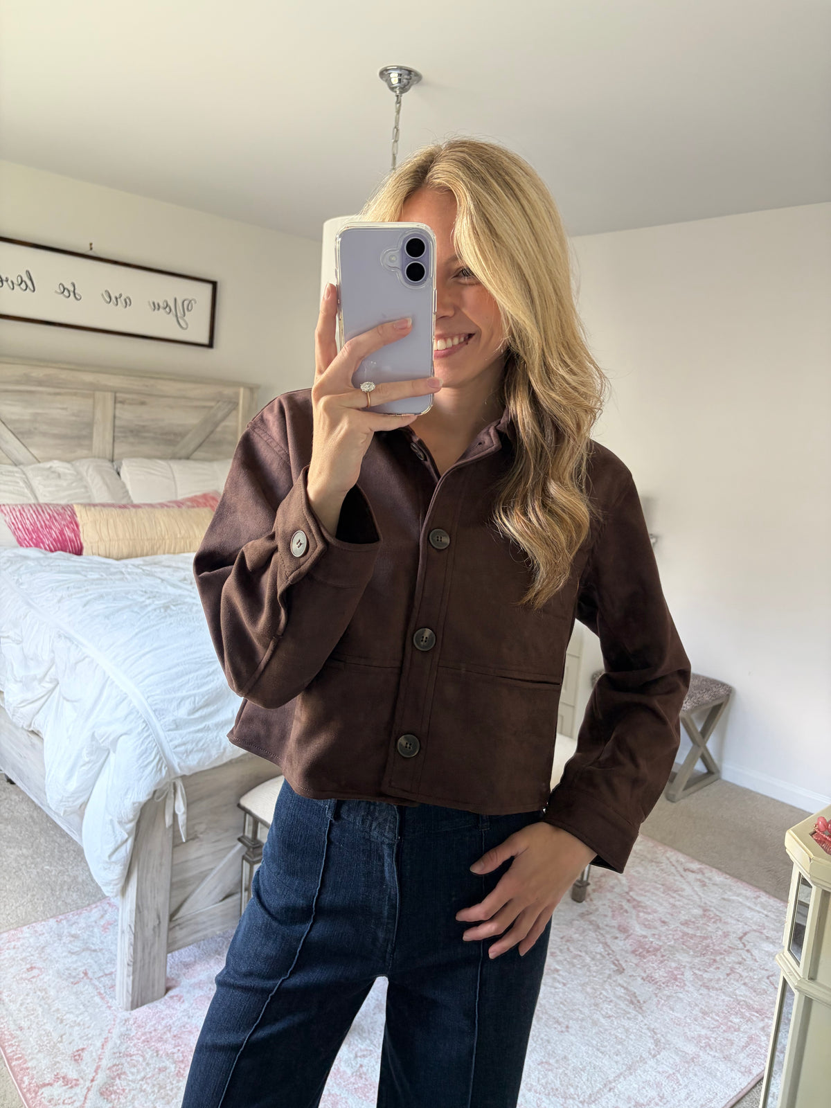 Tess Suede Jacket