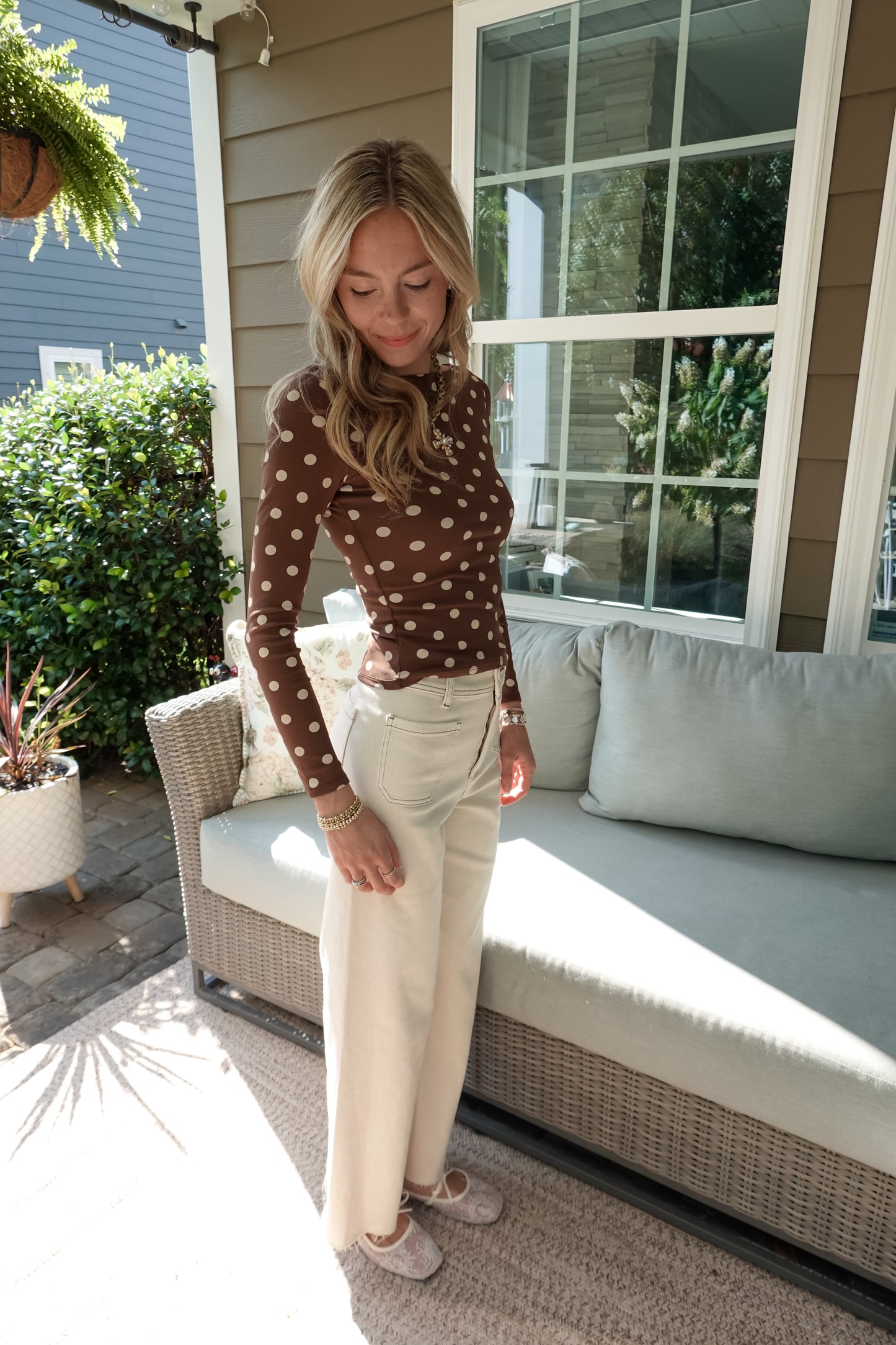 Posie Polka Dot Long Sleeve