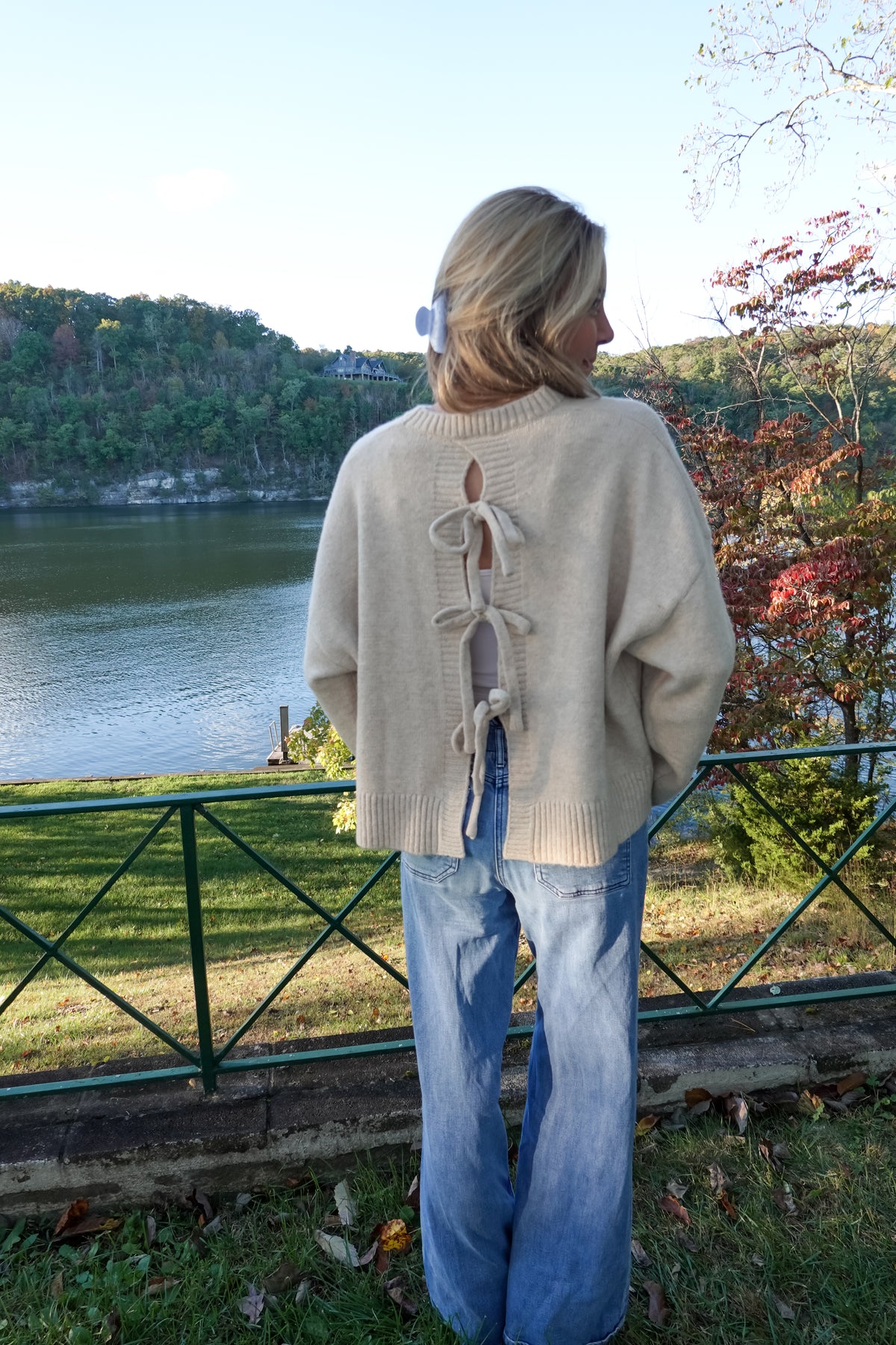Baylee Bow Sweater