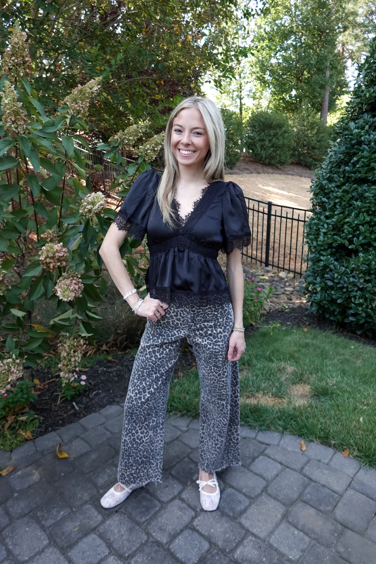 Natalie Black Top