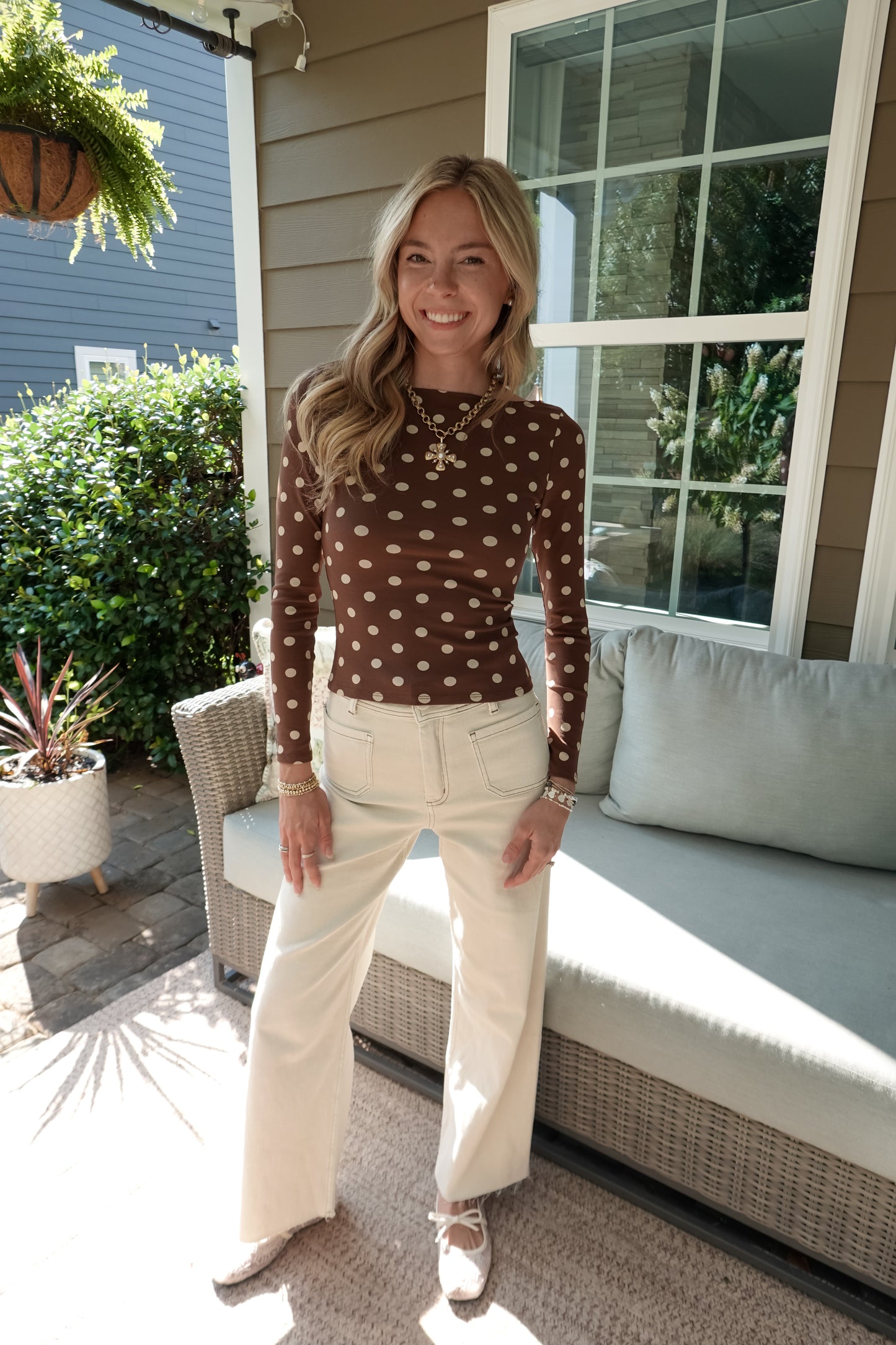 Posie Polka Dot Long Sleeve