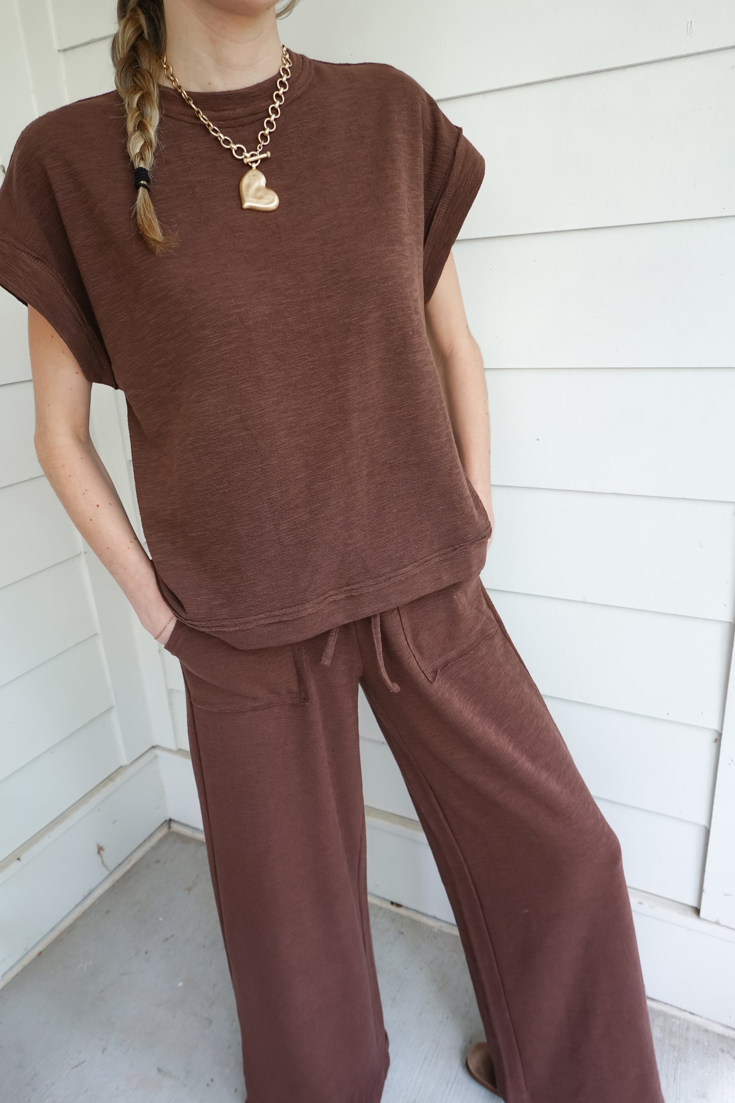 Blair Brown Matching Pant Set