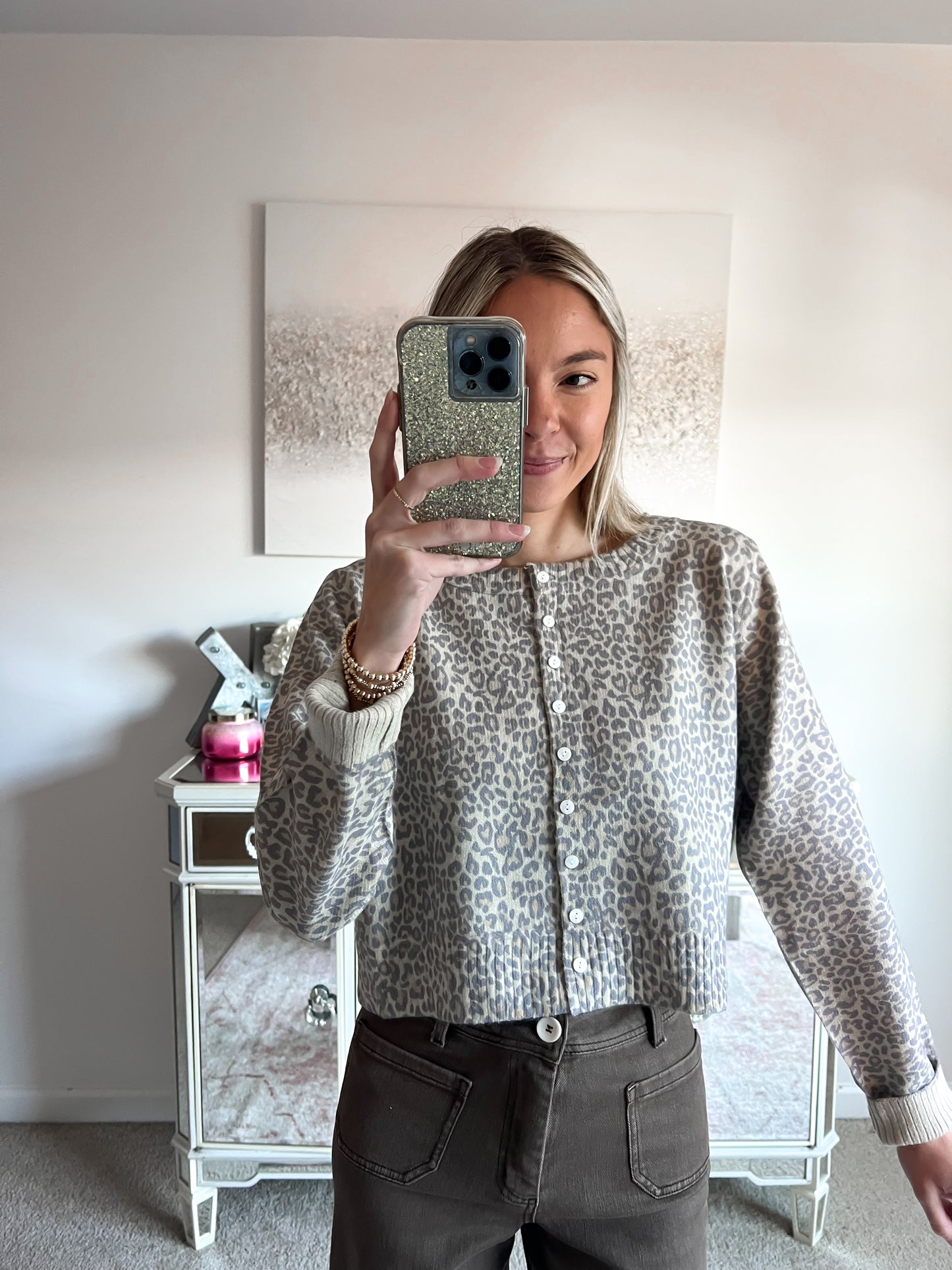 Leopard Long Sleeve Cardigan