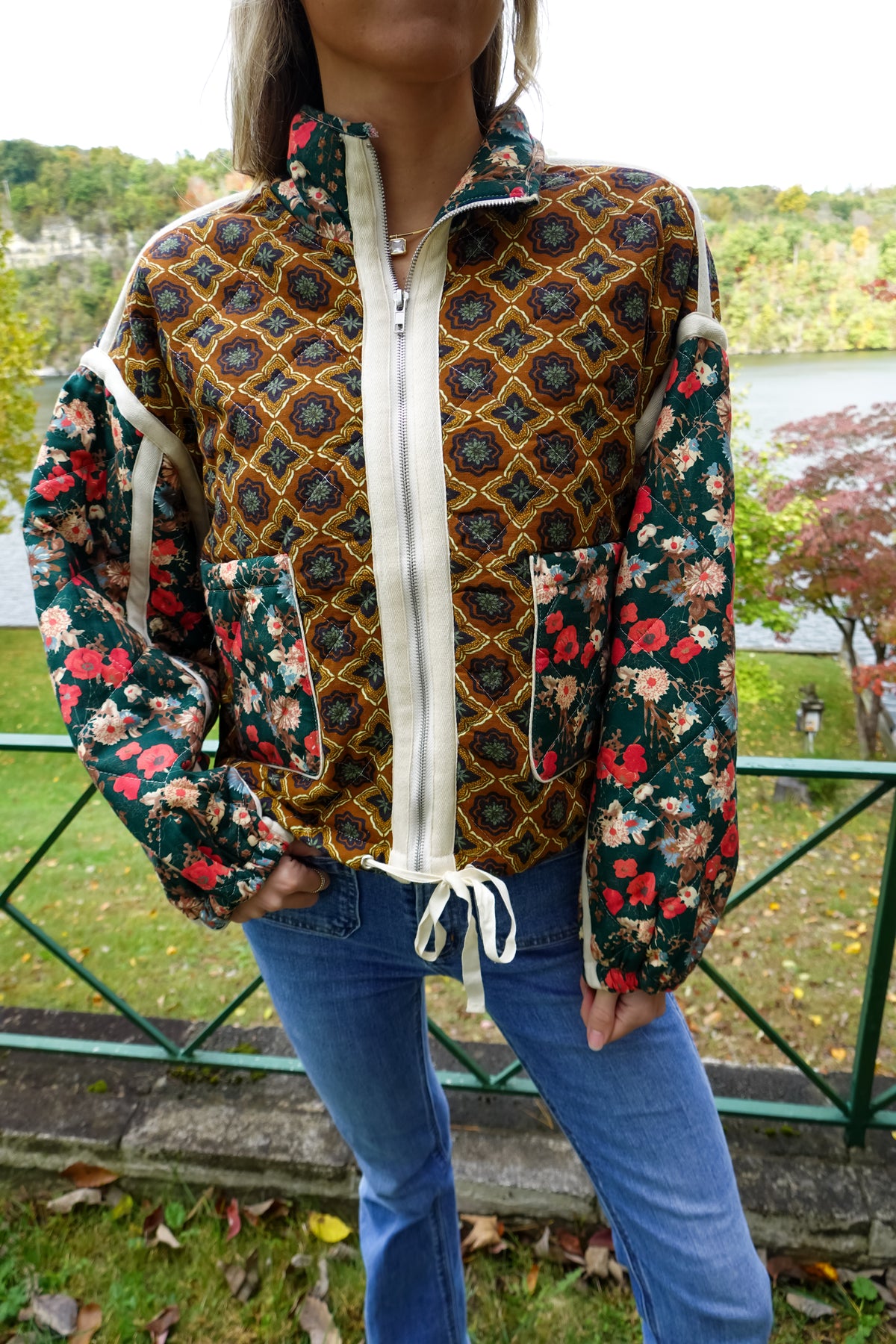 Kali Patchwork Quilted Jacket