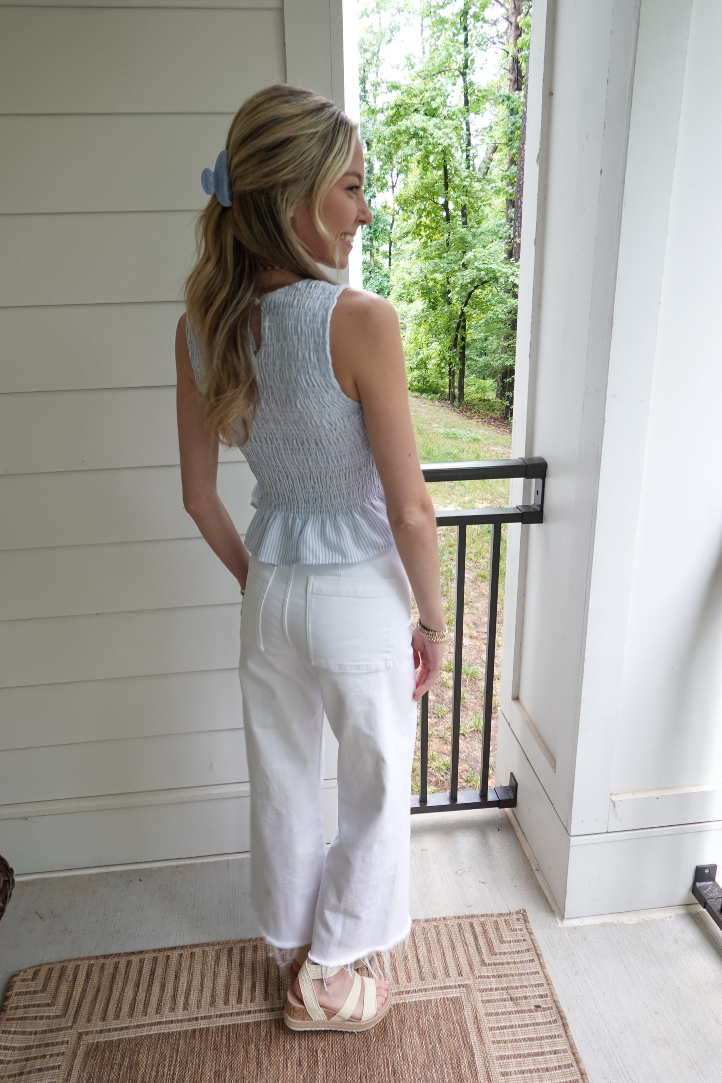 Sailor Smocked Blouse