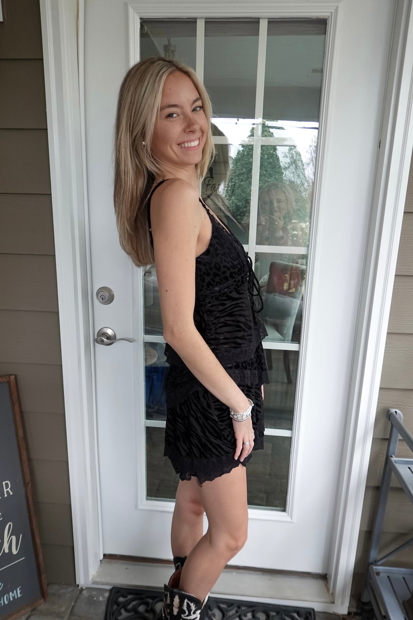 Alana Animal Print Dress