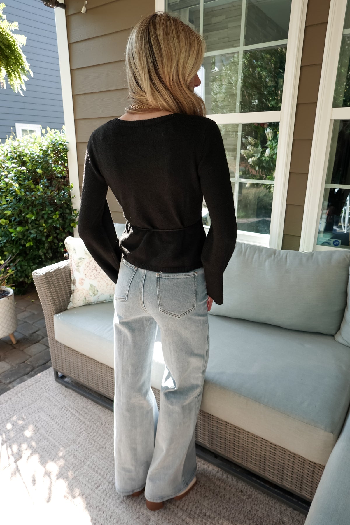 Quinn Wide Leg Denim Pant