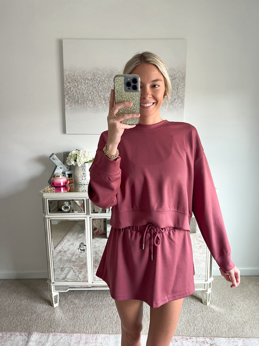 Lula Sweatshirt Skort Set