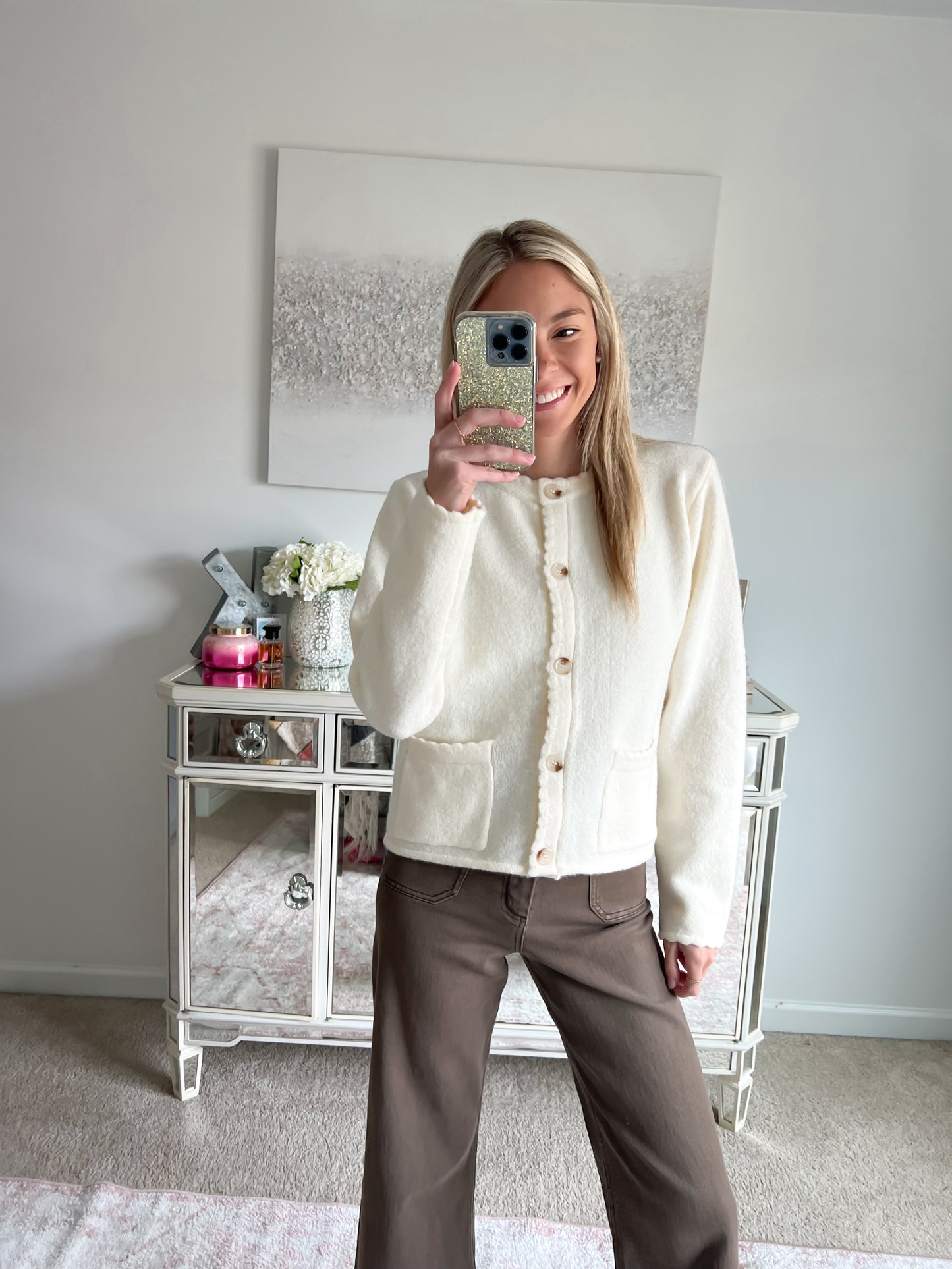 Scarlett Scalloped Cardigan