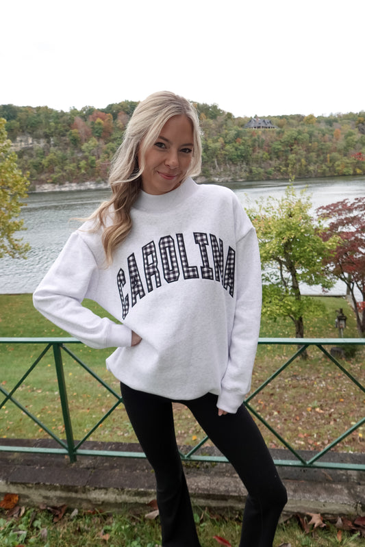 Carolina Mock Neck Sweatshirt