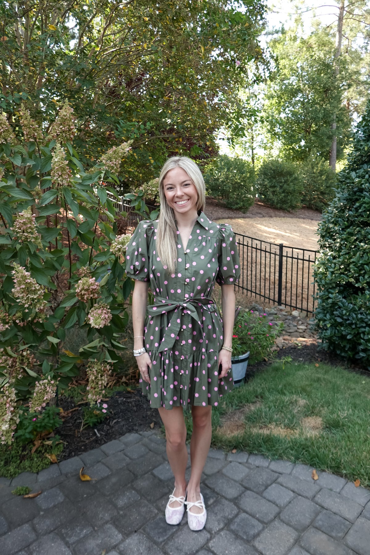 Carolina Polka Dot Mini Dress