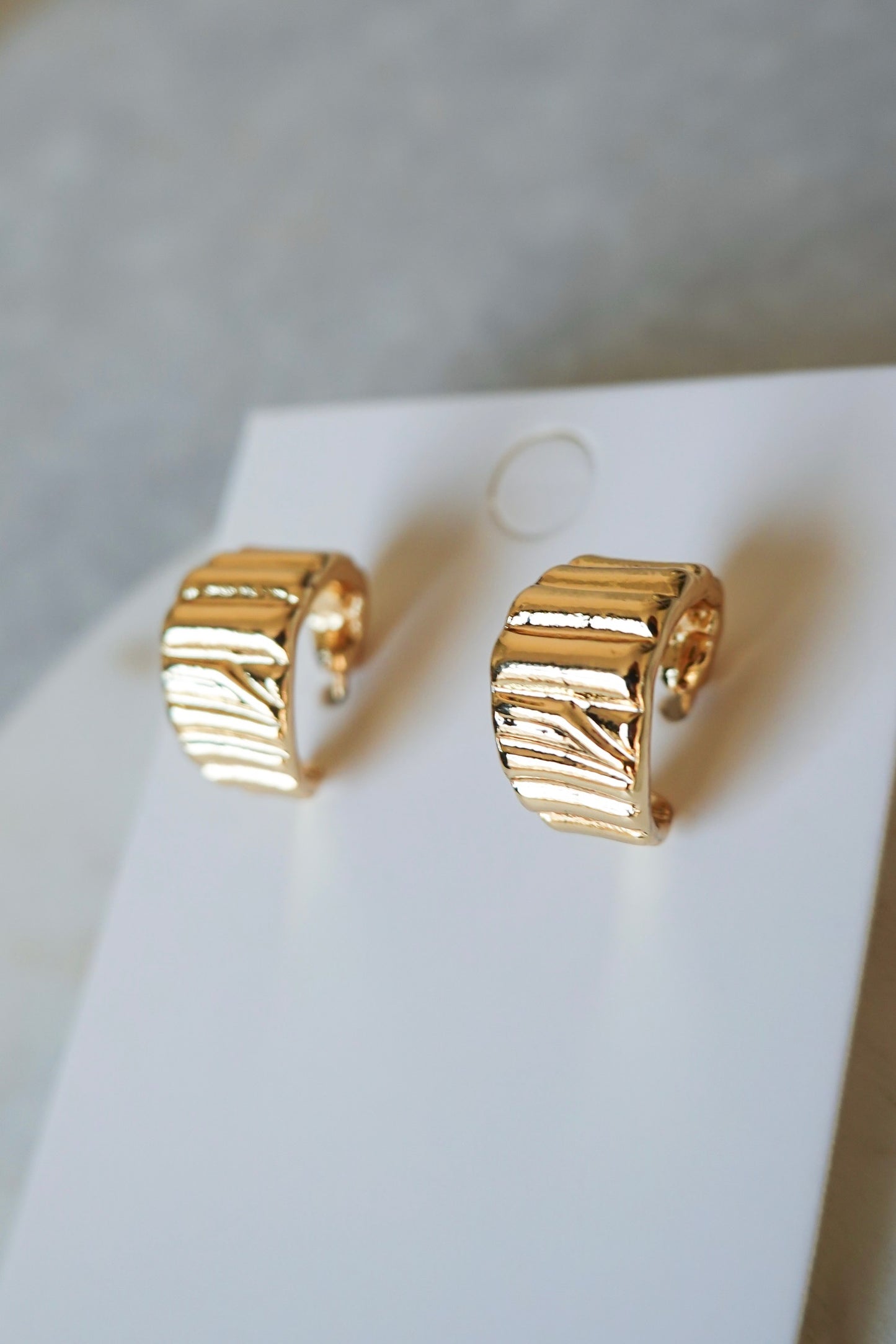 Mini Gold Hoop Earrings