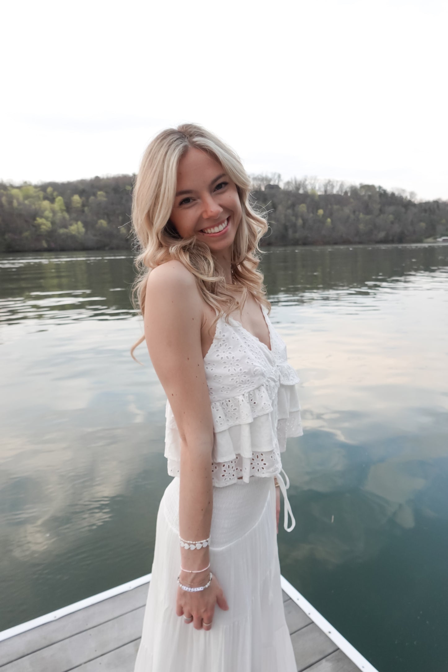 Isla Eyelet Cami Tank
