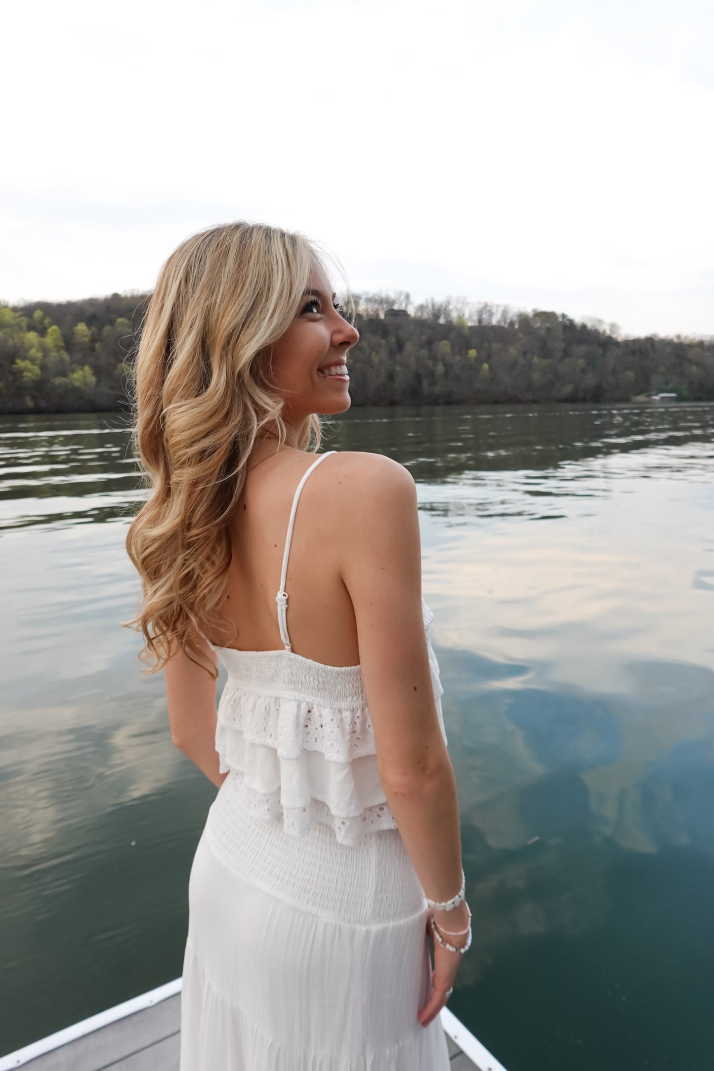 Isla Eyelet Cami Tank
