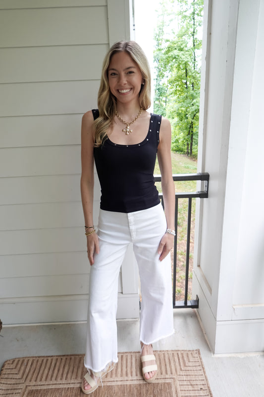 Summer Studded Tank Top
