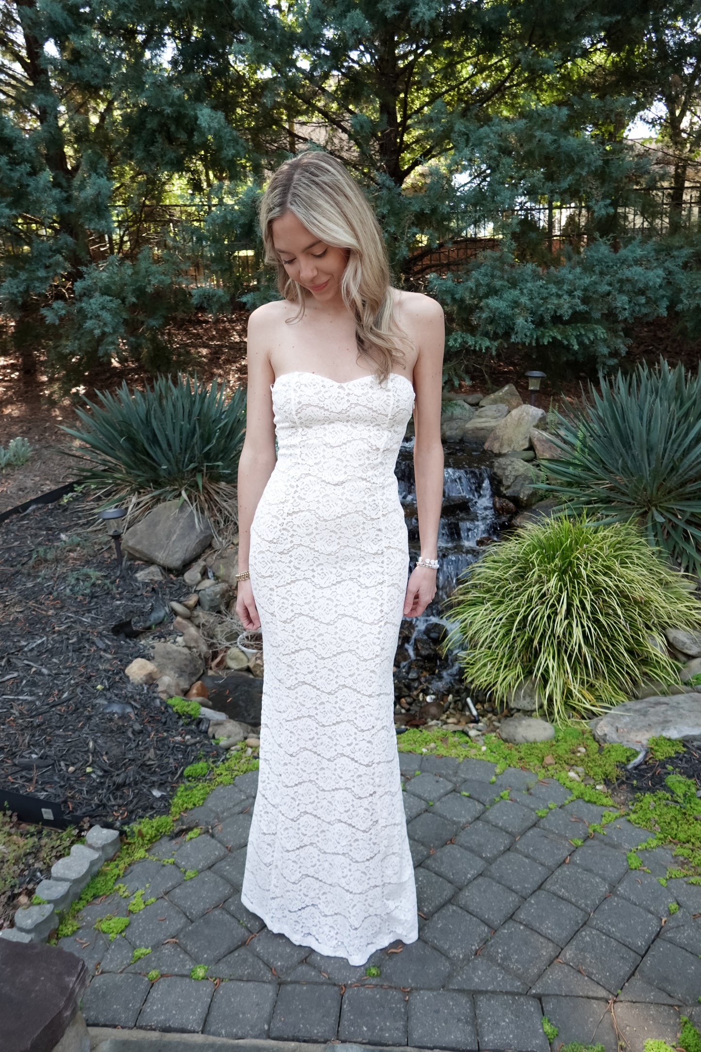 Lace Mermaid Maxi Dress