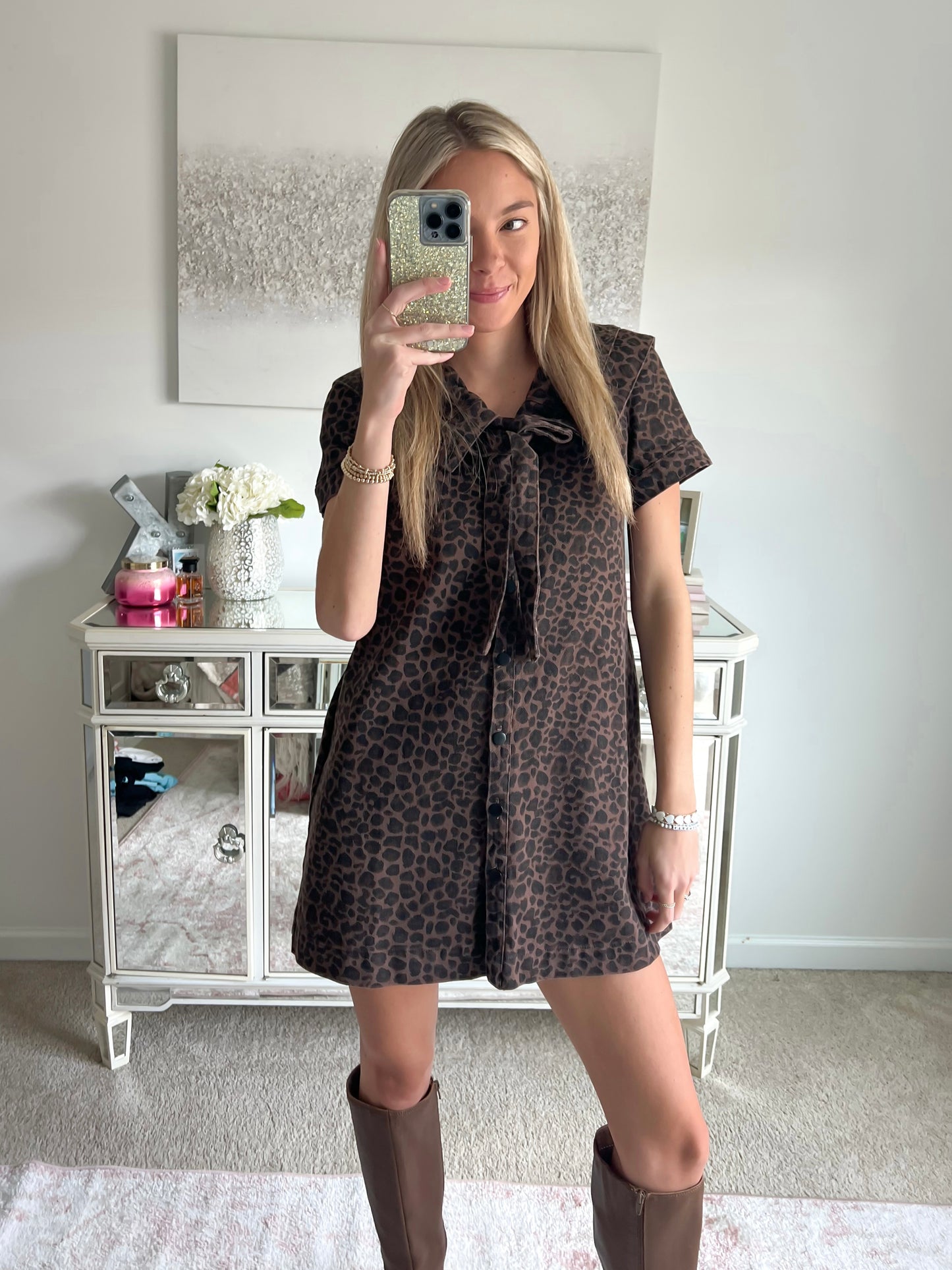 Logan Leopard Mini Dress