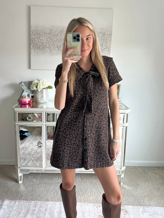 Logan Leopard Mini Dress