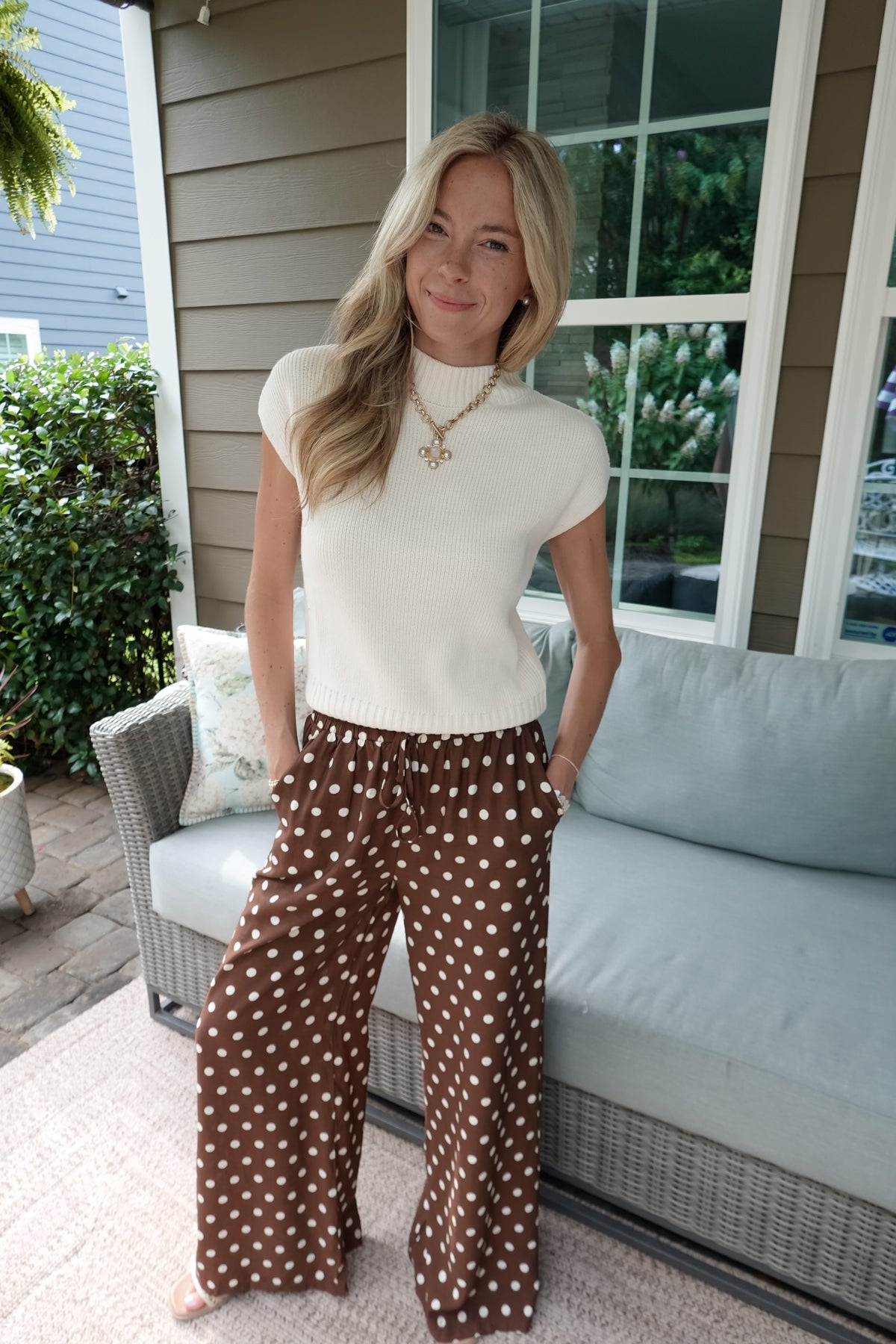 Priya Polka Dot Pants