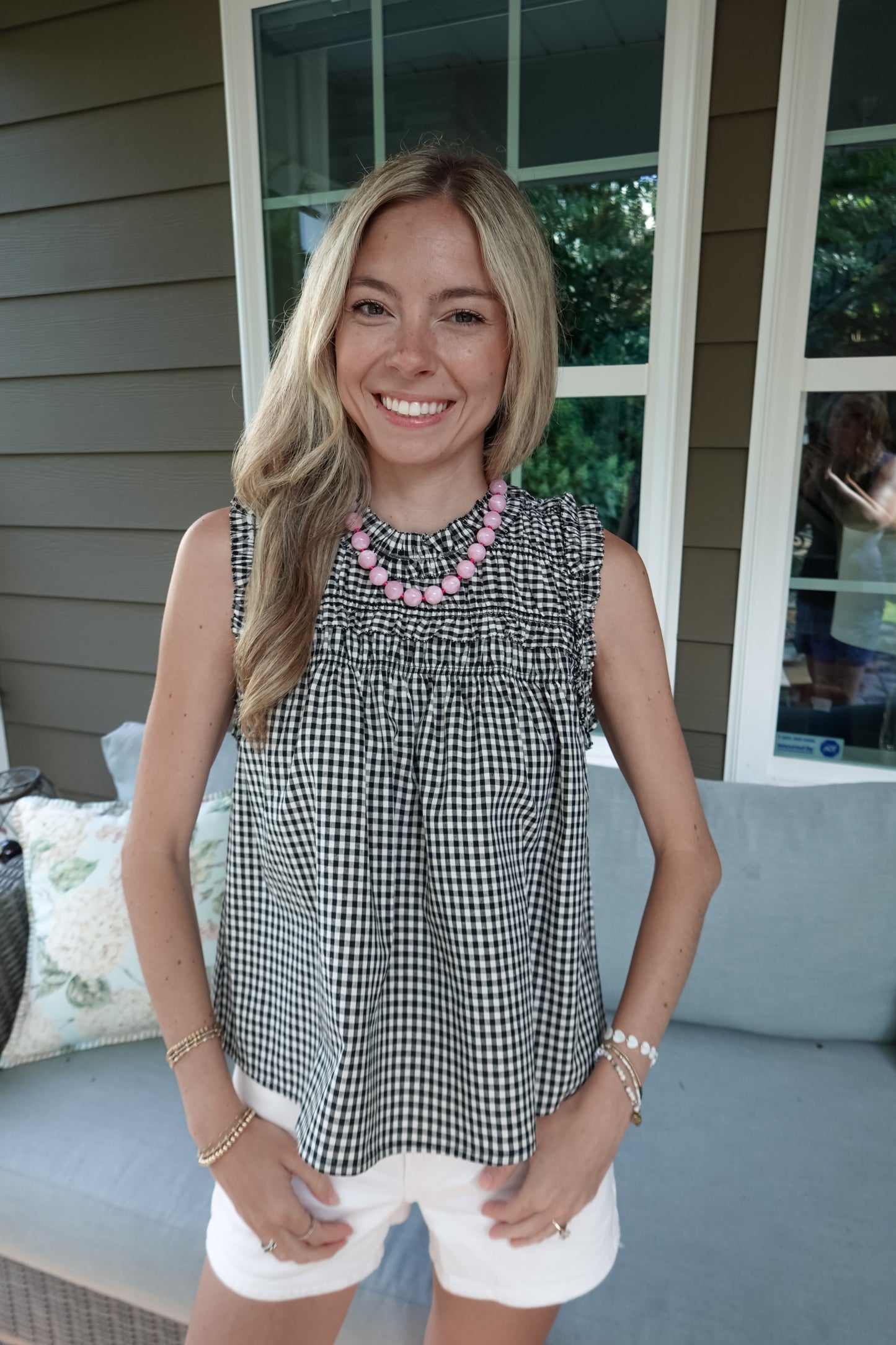 Gabby Gingham Top