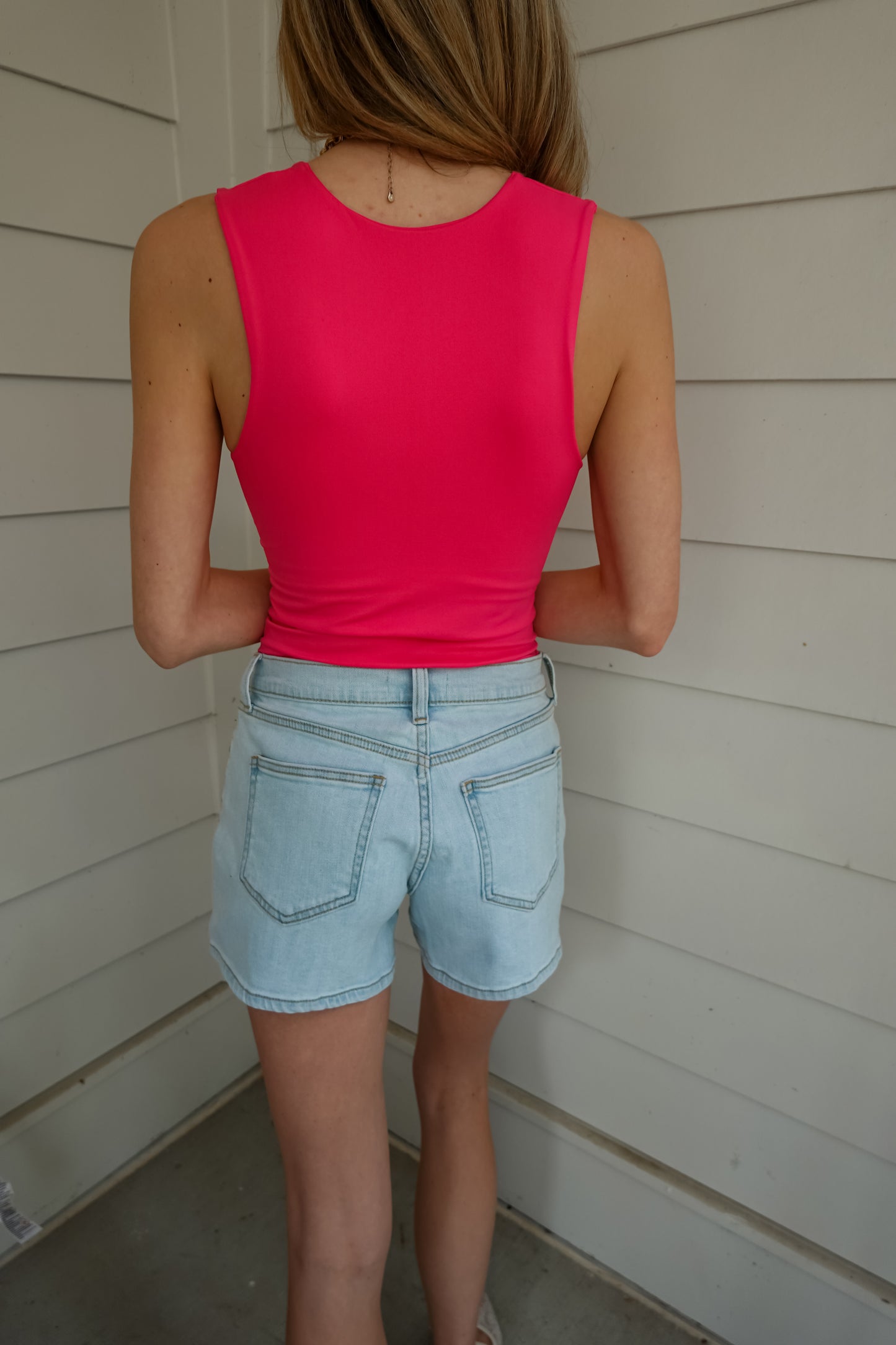 U Neck Double Layered Tank