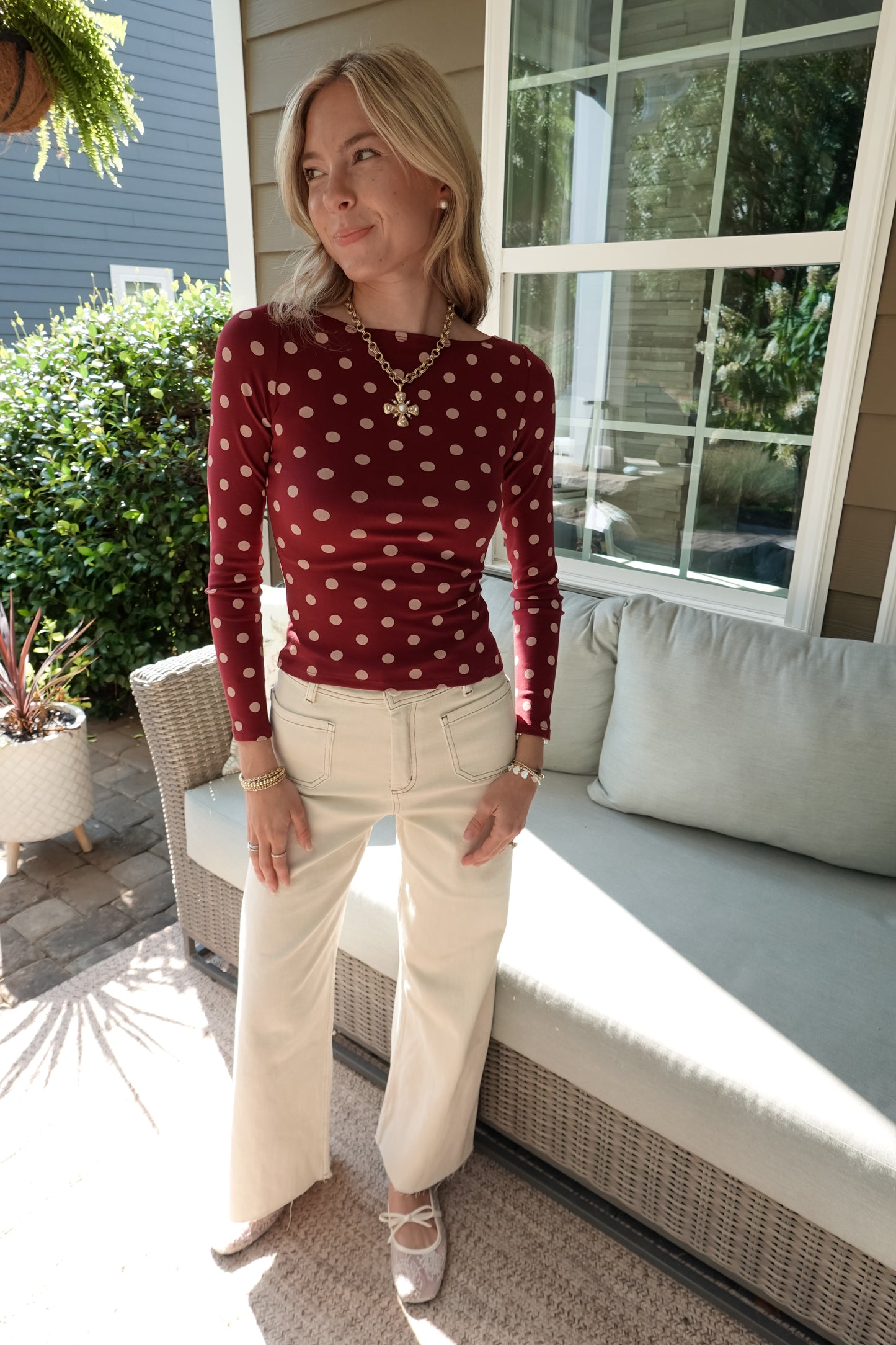 Posie Polka Dot Long Sleeve