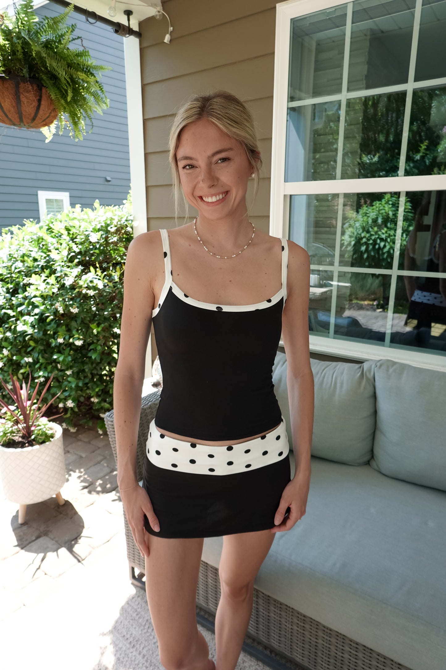 Pay Polka Dot Mini Skort