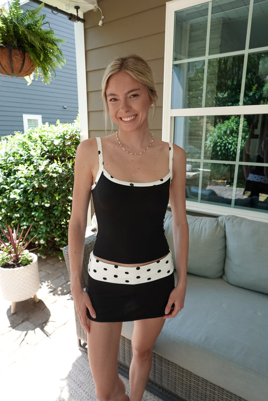 Pay Polka Dot Mini Skort