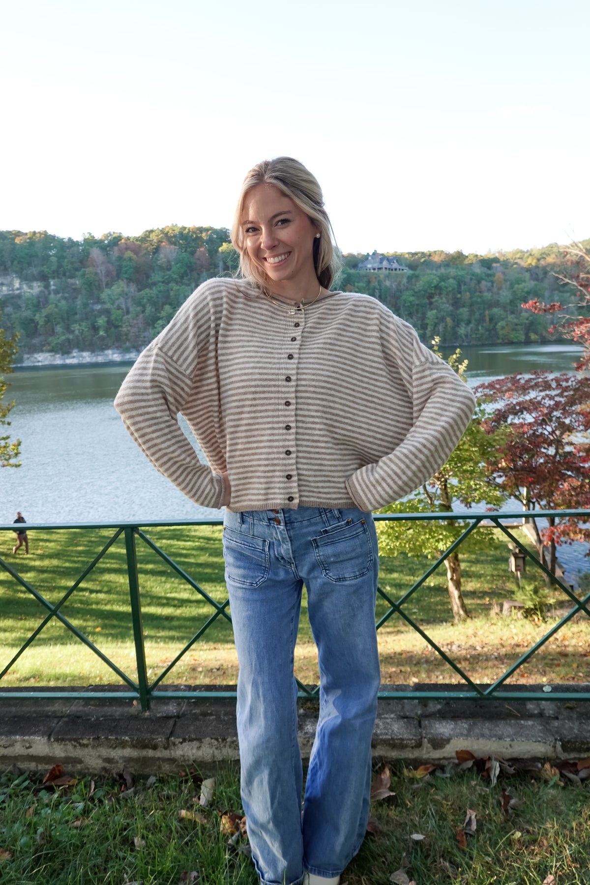 Demi Striped Cardigan