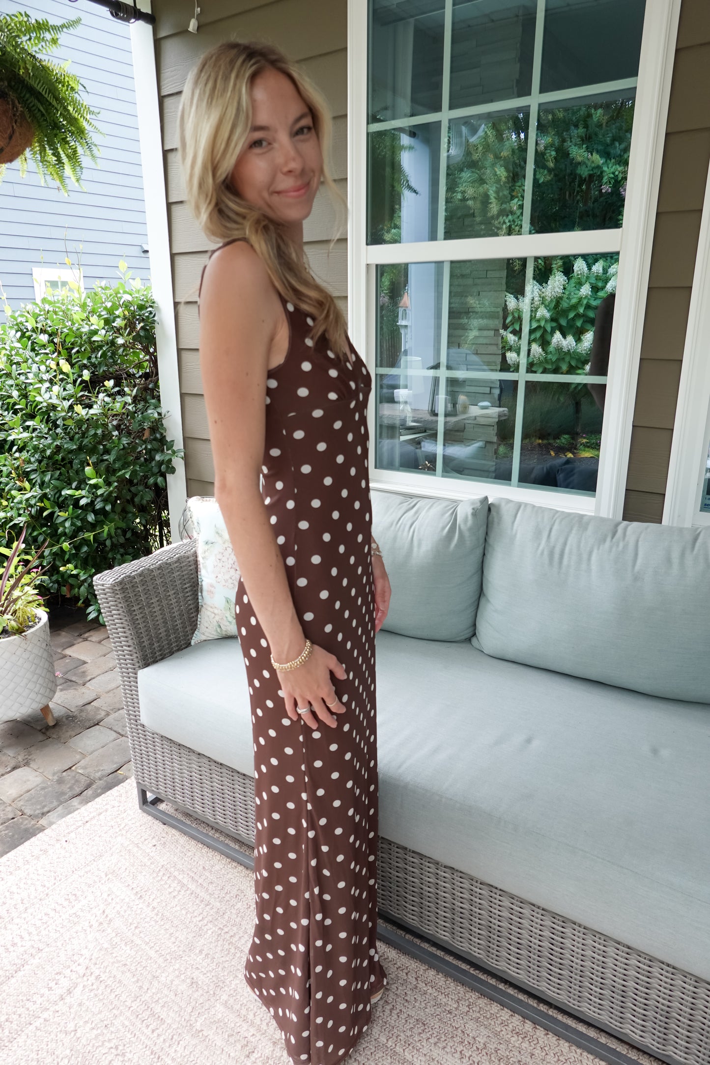 Grace Polka Dot Maxi Dress