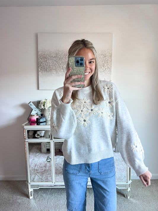Millie Floral Sweater