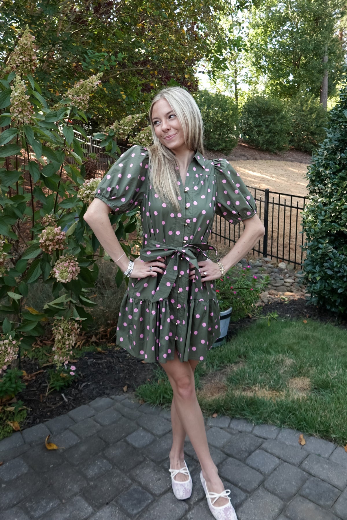 Carolina Polka Dot Mini Dress