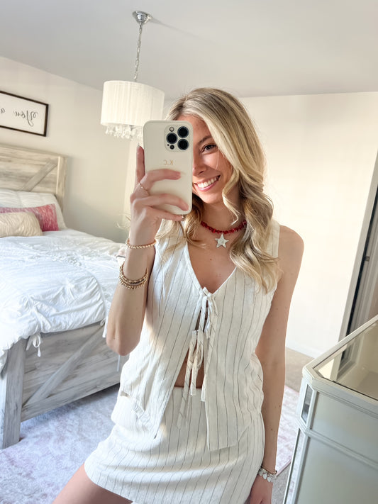 Maddie Striped Vest Top